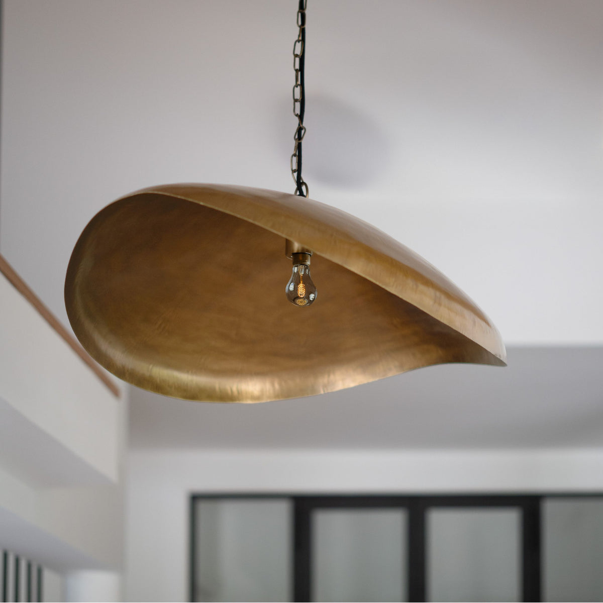 lampada pacha dorata sospensione d 74 cm