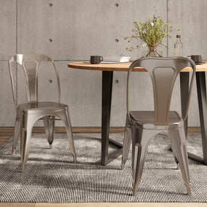 2 sedie indus cromo rdv deco