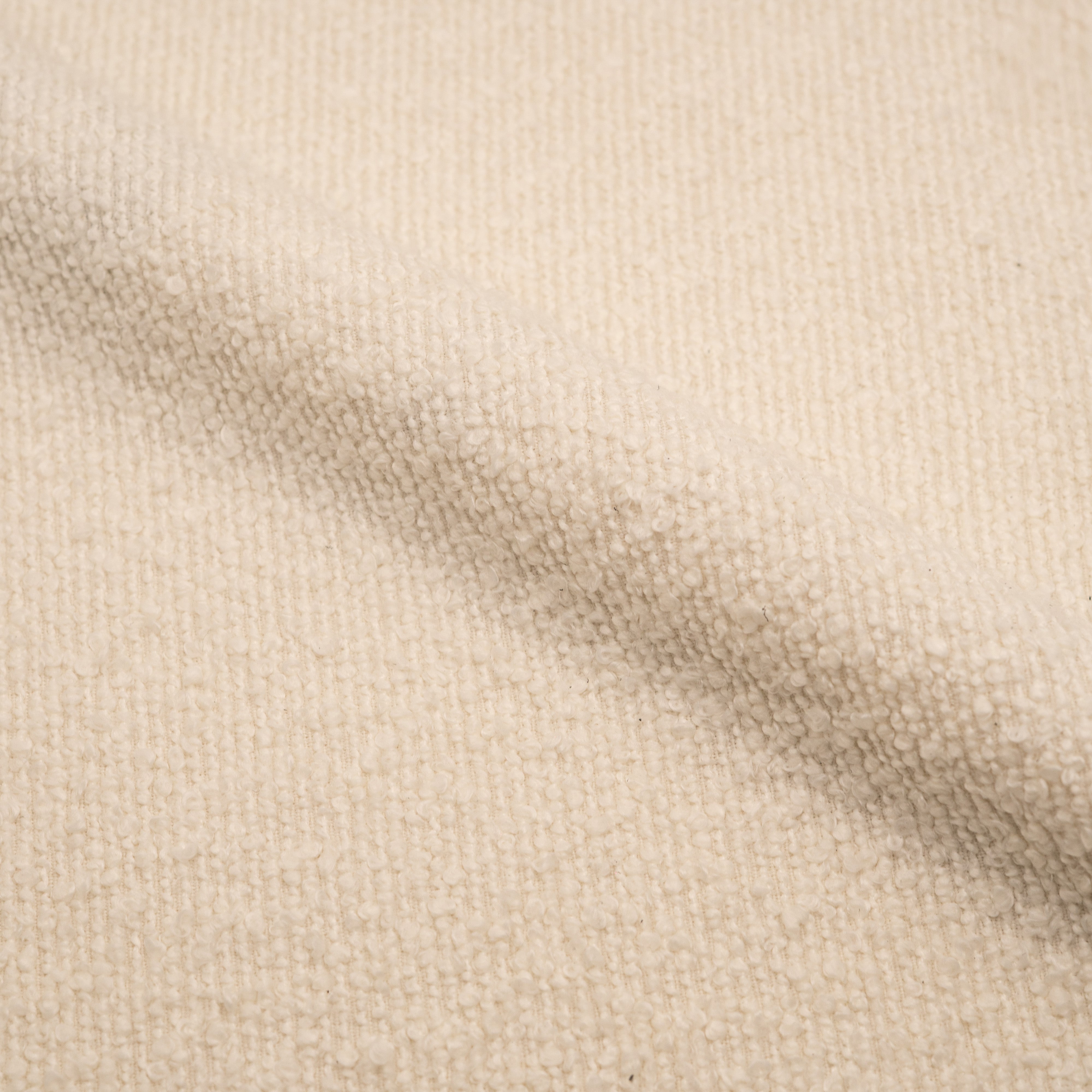2 chaises tissu bouclé beige Swan
