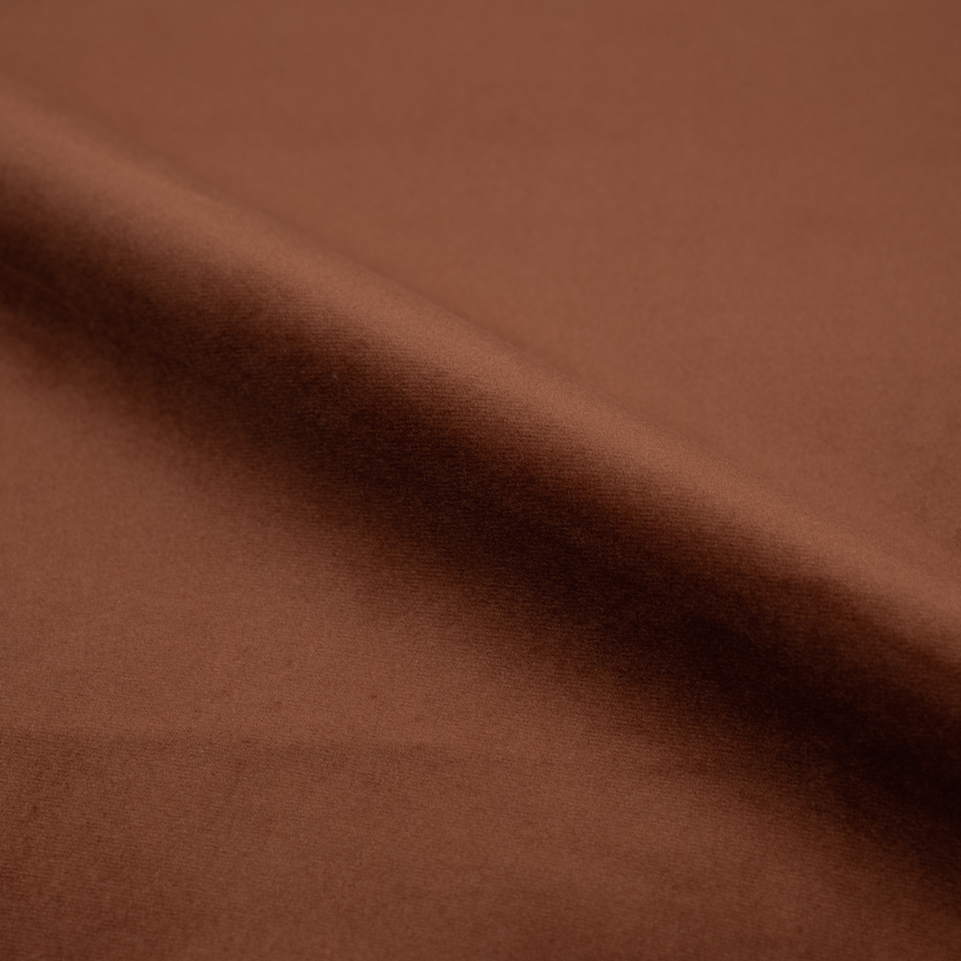 2 chaises velours terracotta