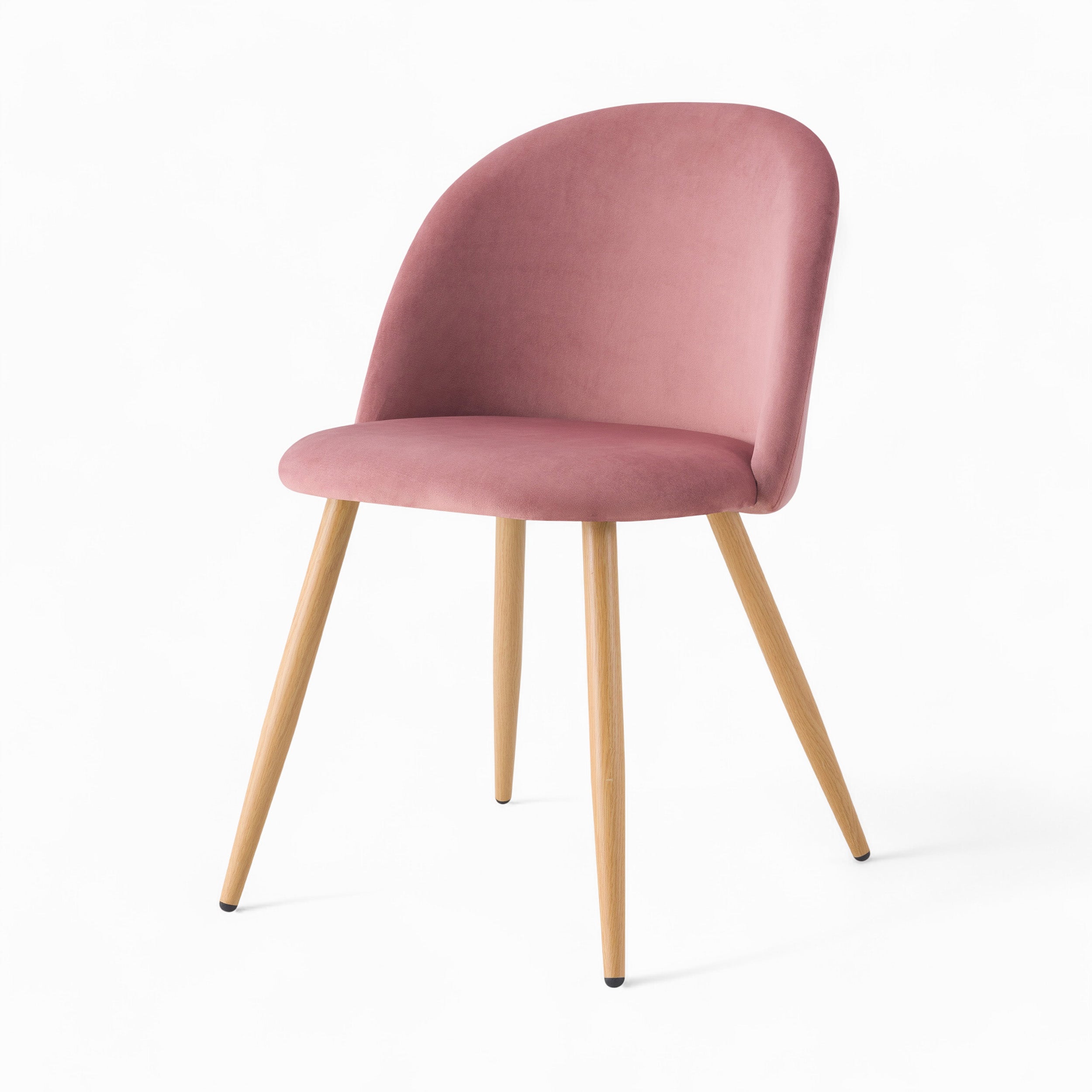 4 sedie in velluto blu e rosa Cozy_1