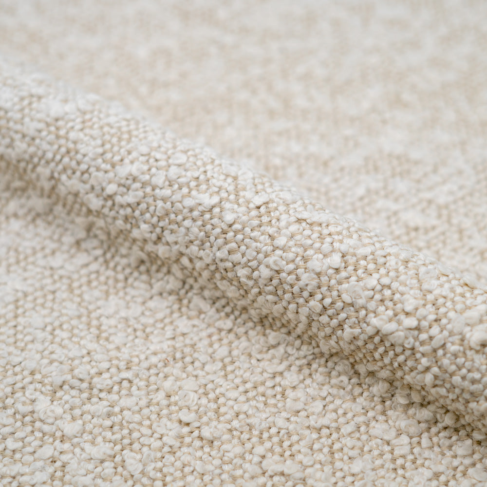 Silla de bar Adam blanco roto efecto lana 63/83 cm (lote de 2)