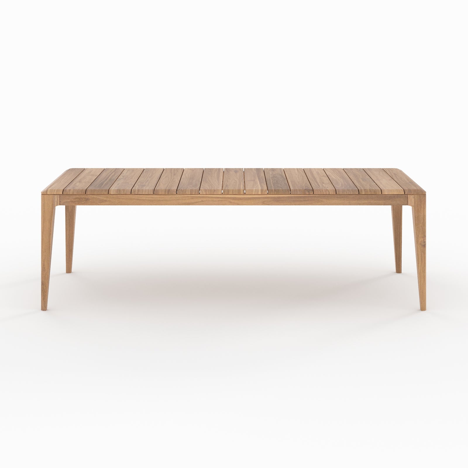 Table de jardin en bois de teck recyclé 10 personnes nonza