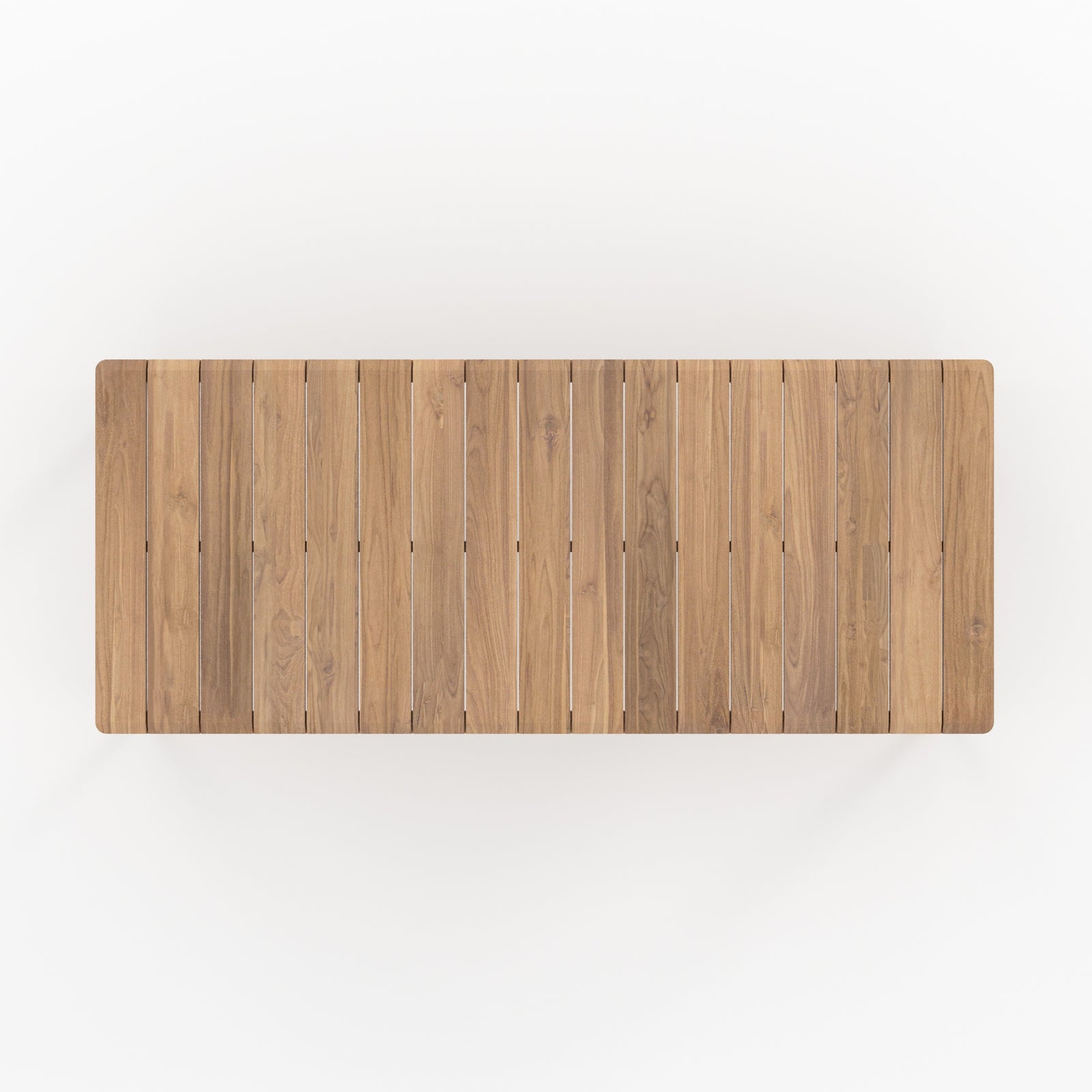 Table jardin nonza en bois de teck recyclé 10 personnes
