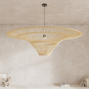Abat jour Olga rotin beige
