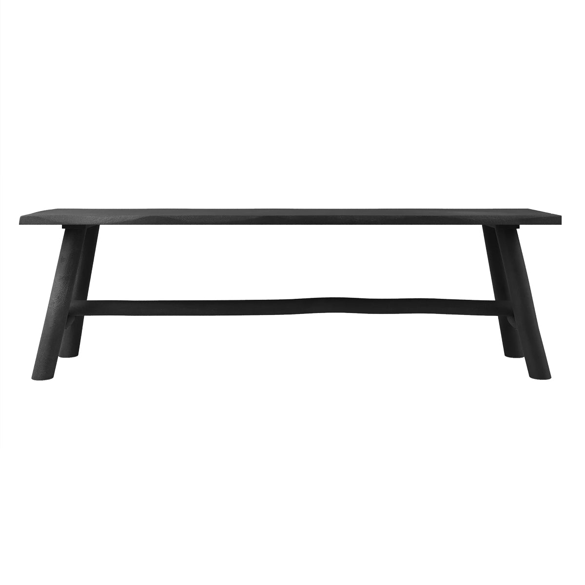 acquisto panca nera toxis 145 cm 3 posti in legno di mango