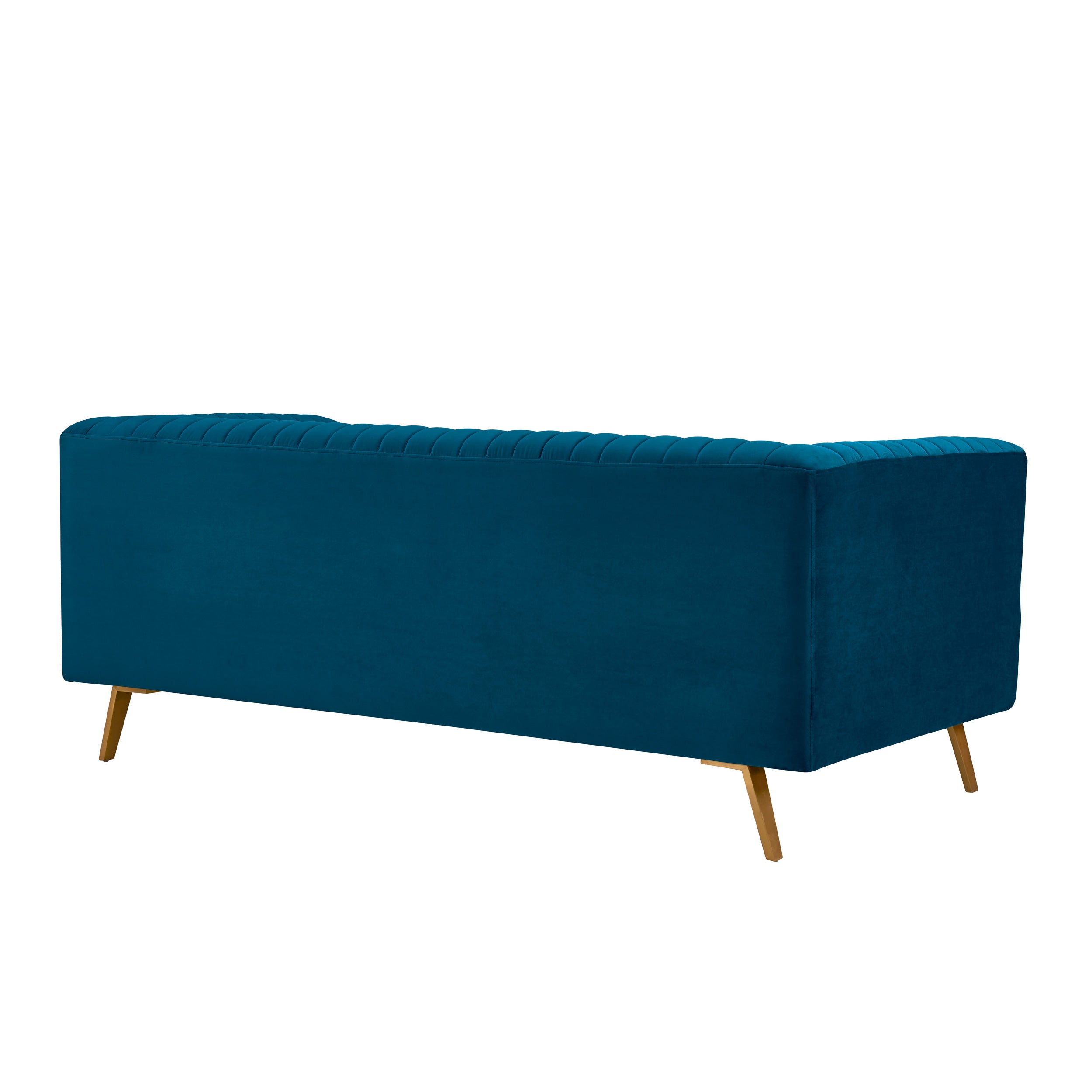 acquisto divano blu confortevole