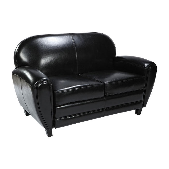 acquisto divano in pelle nera
