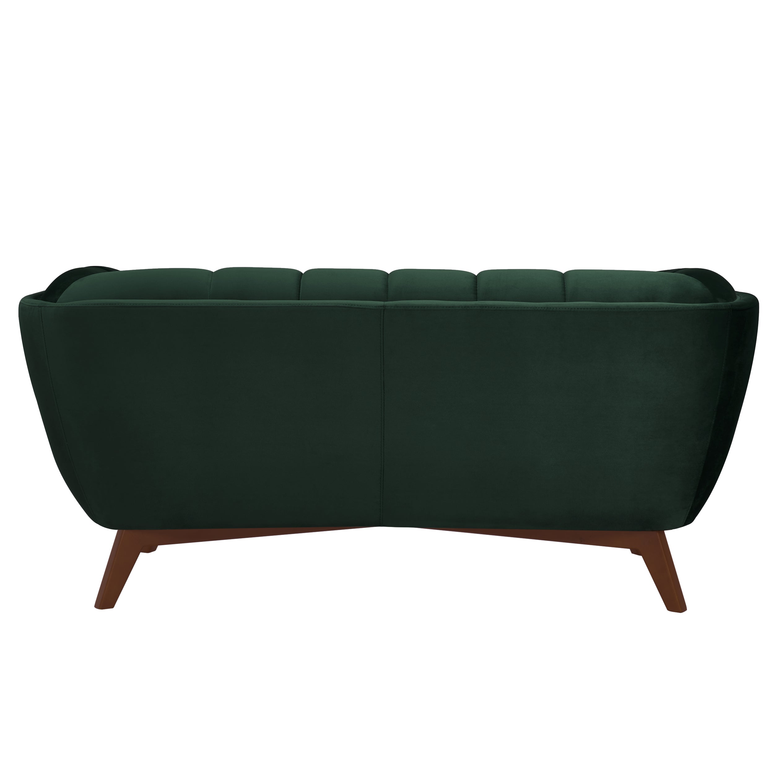 acquisto divano design verde scuro in velluto