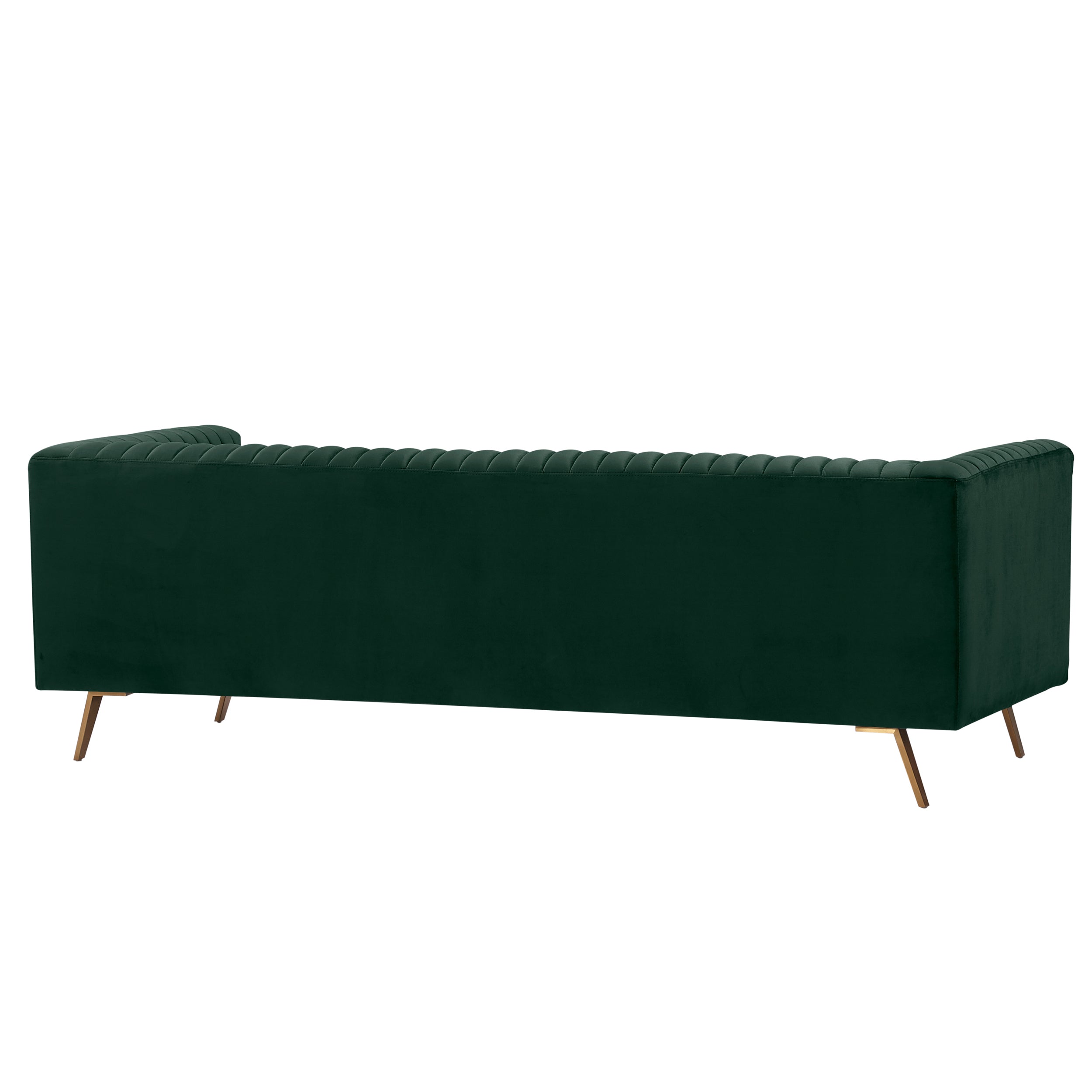 achat canape vert velours metal