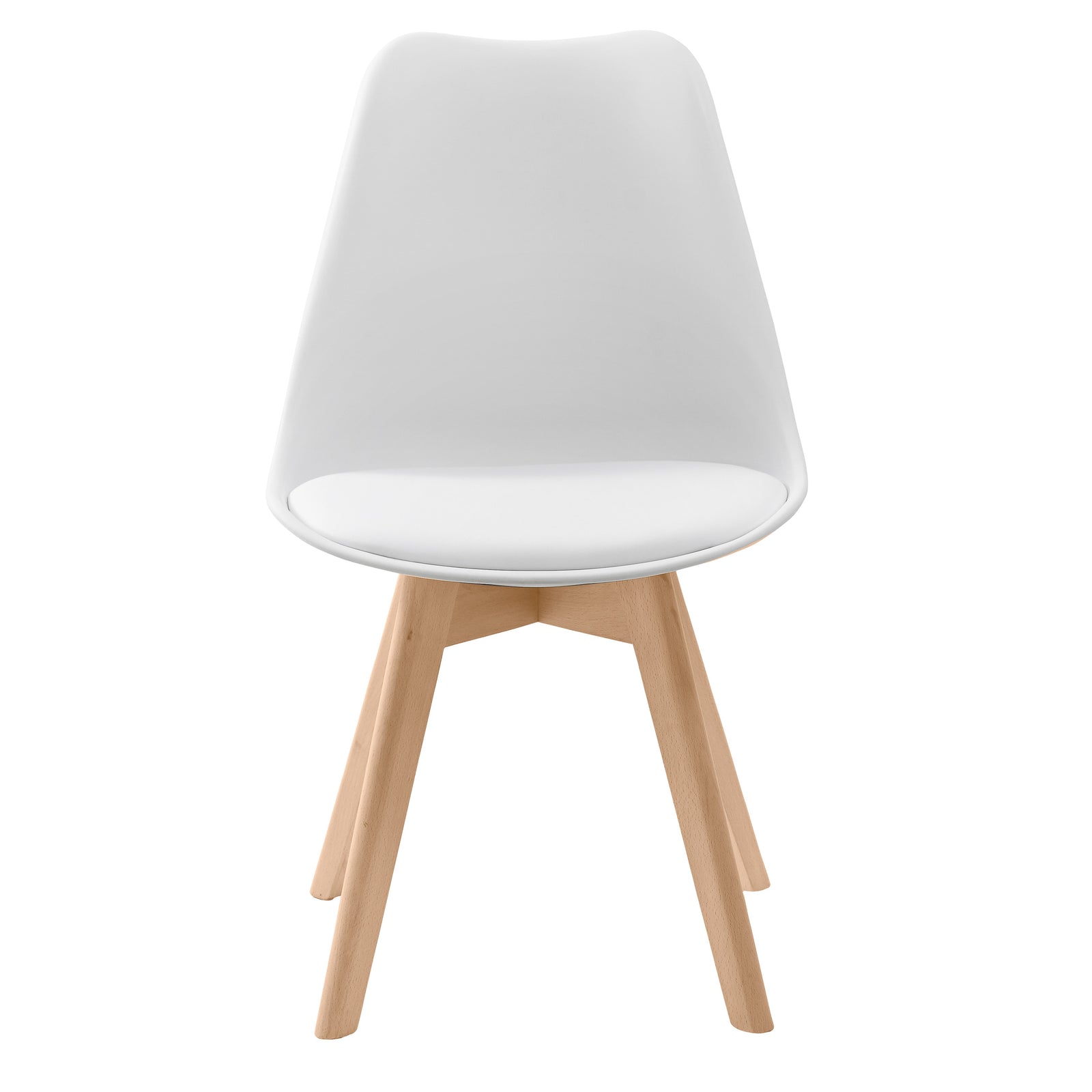 acquista sedia bianca scandinava