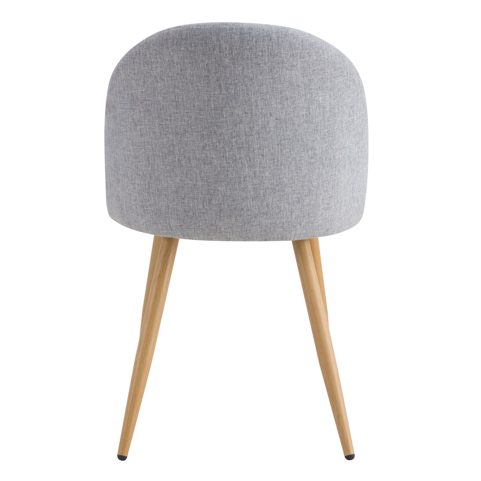 achat chaise confortable assise tissu gris clair