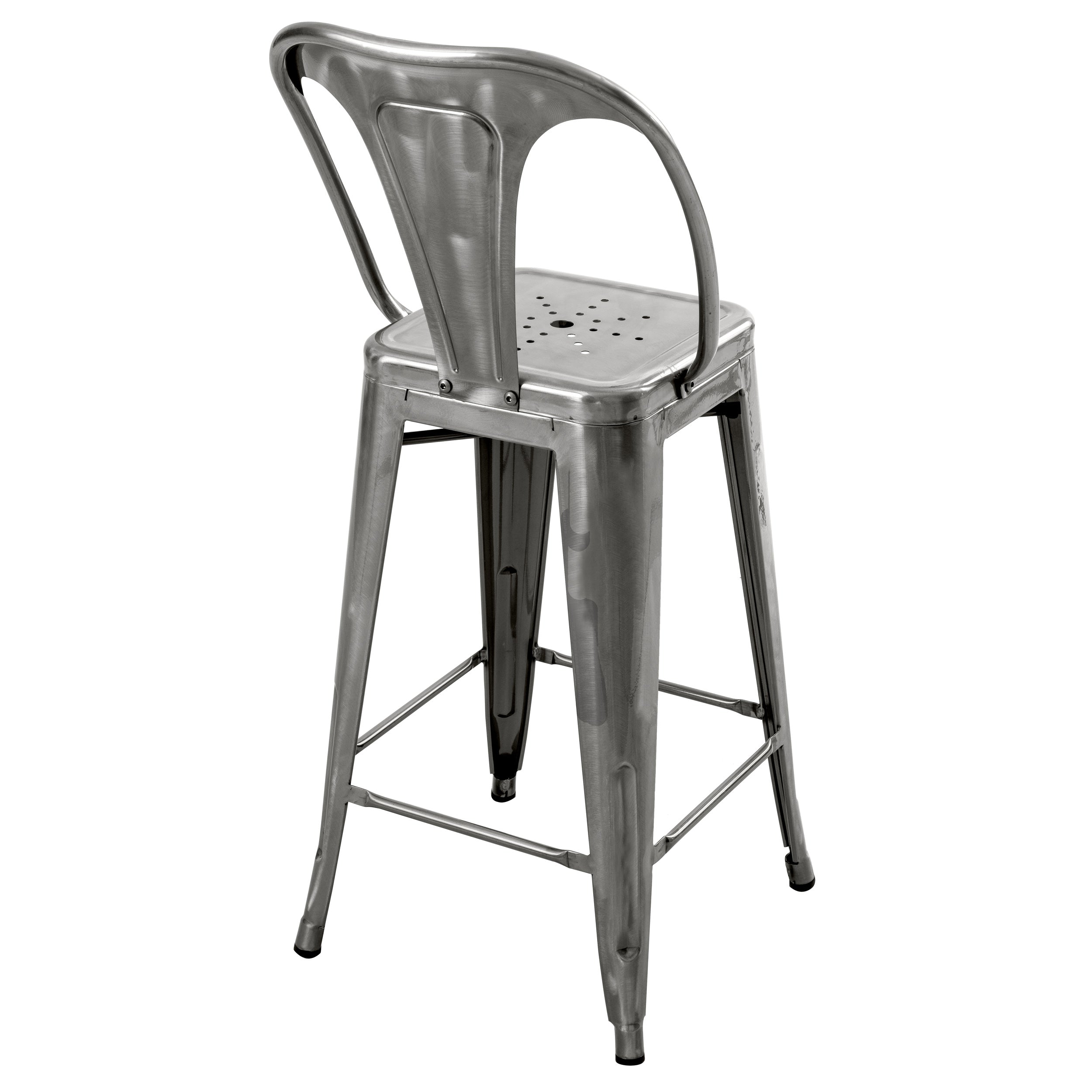achat chaise confortable chrome
