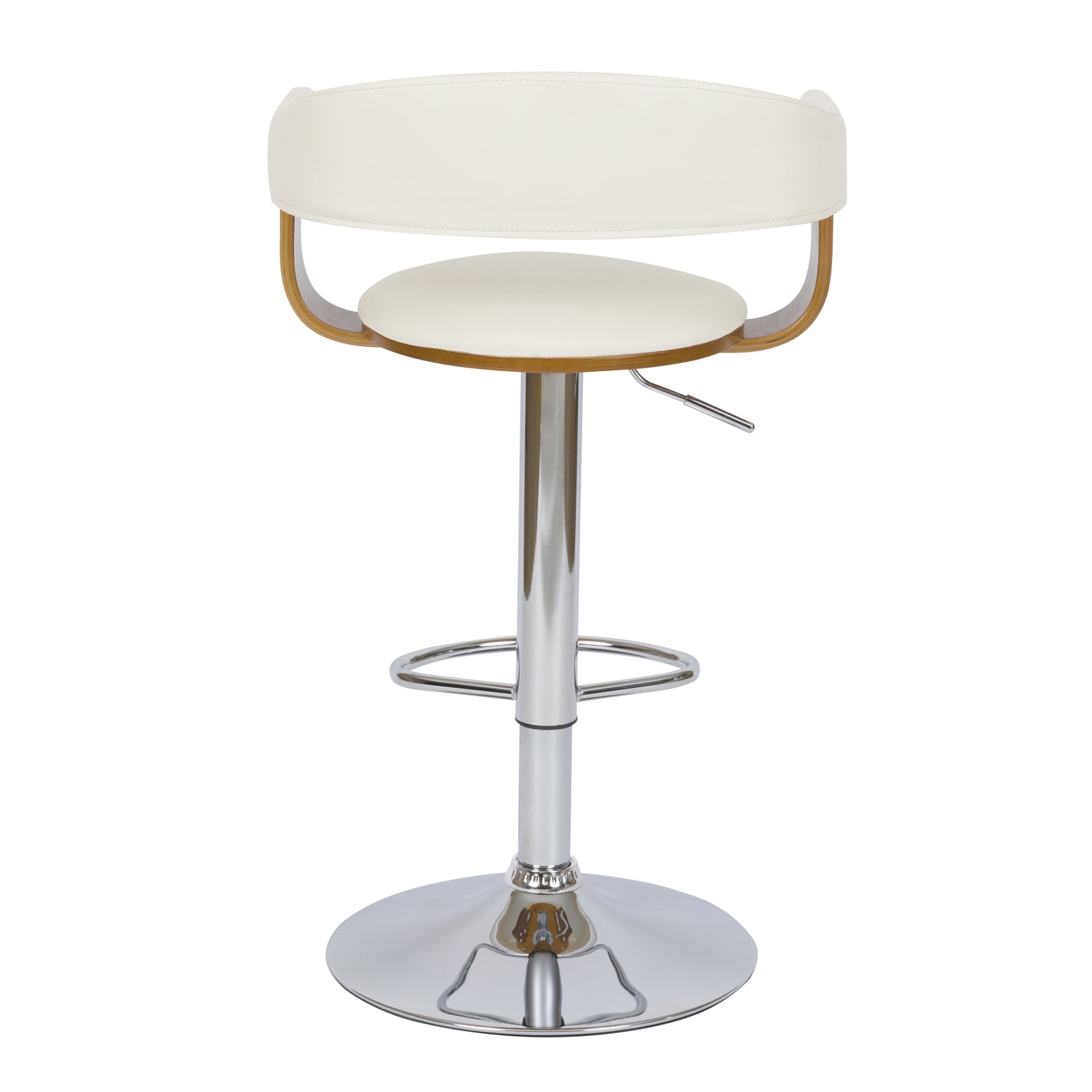 achat chaise de bar dossier bois et cuir synthetique