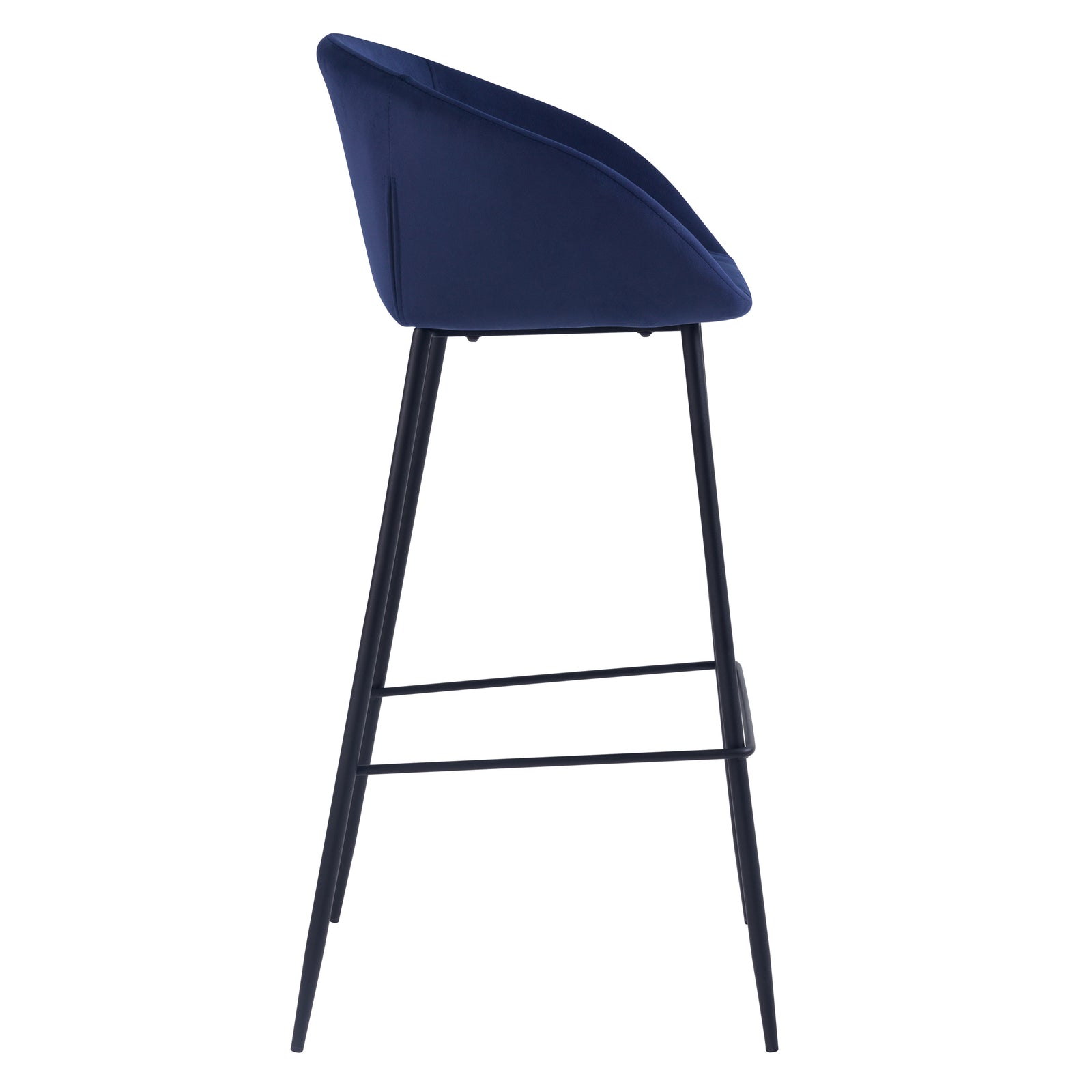 achat chaise de bar dossier velours lot de 2
