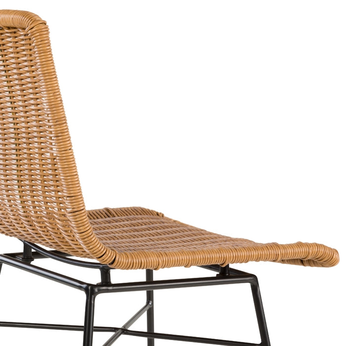 acquisto sedia da bar in materiale naturale intrecciato