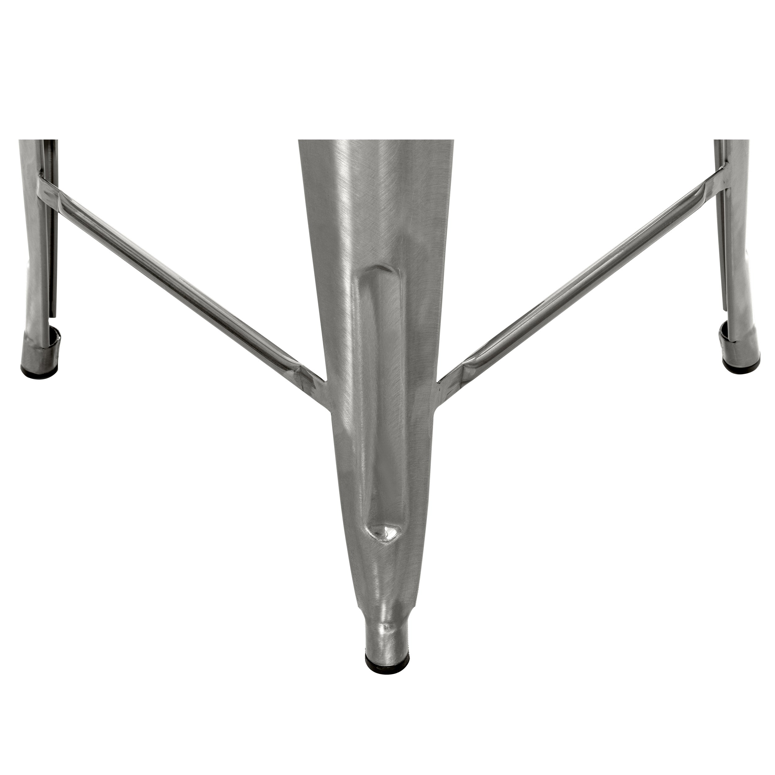 achat chaise de bar gris metal