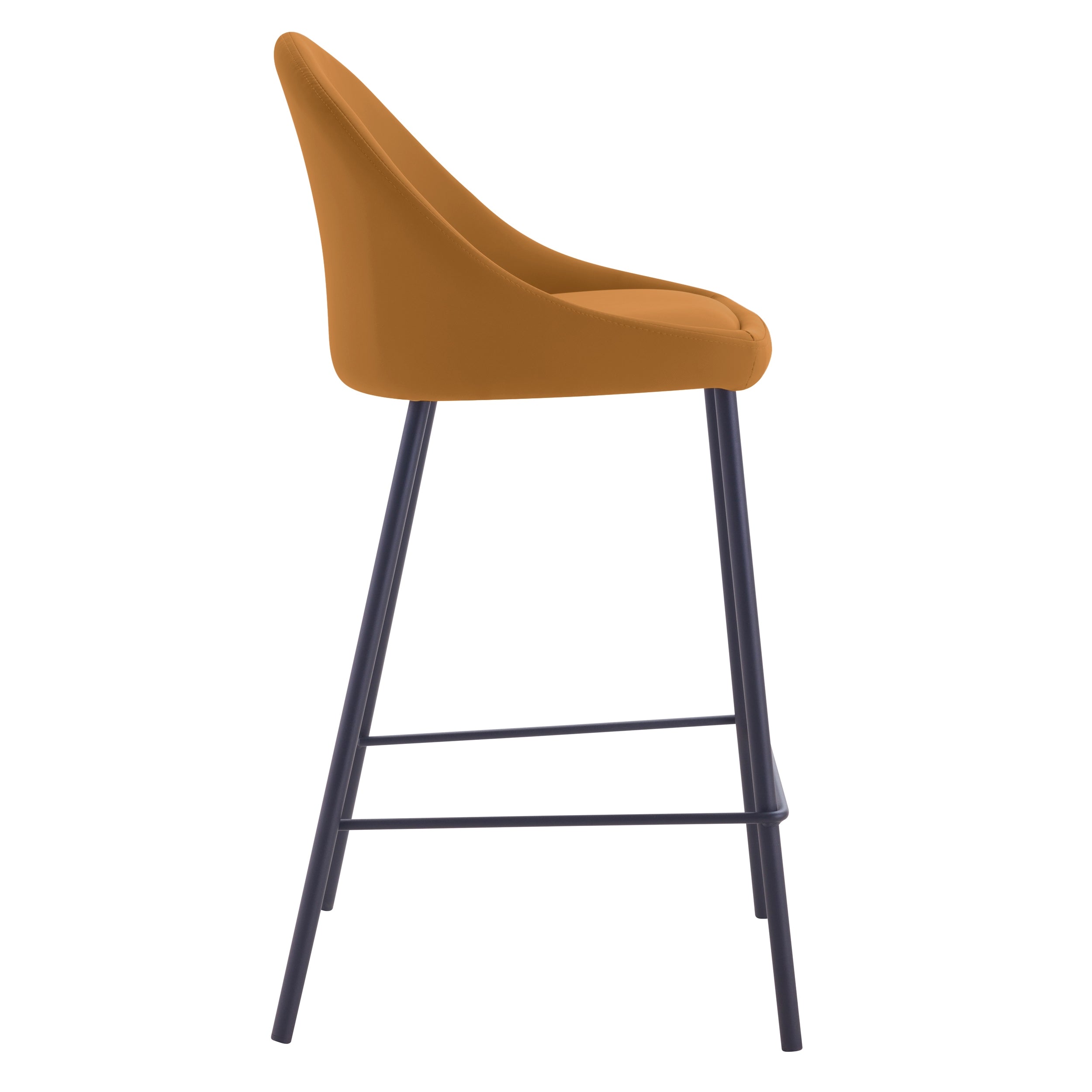 achat chaise de bar ocre lot de 2
