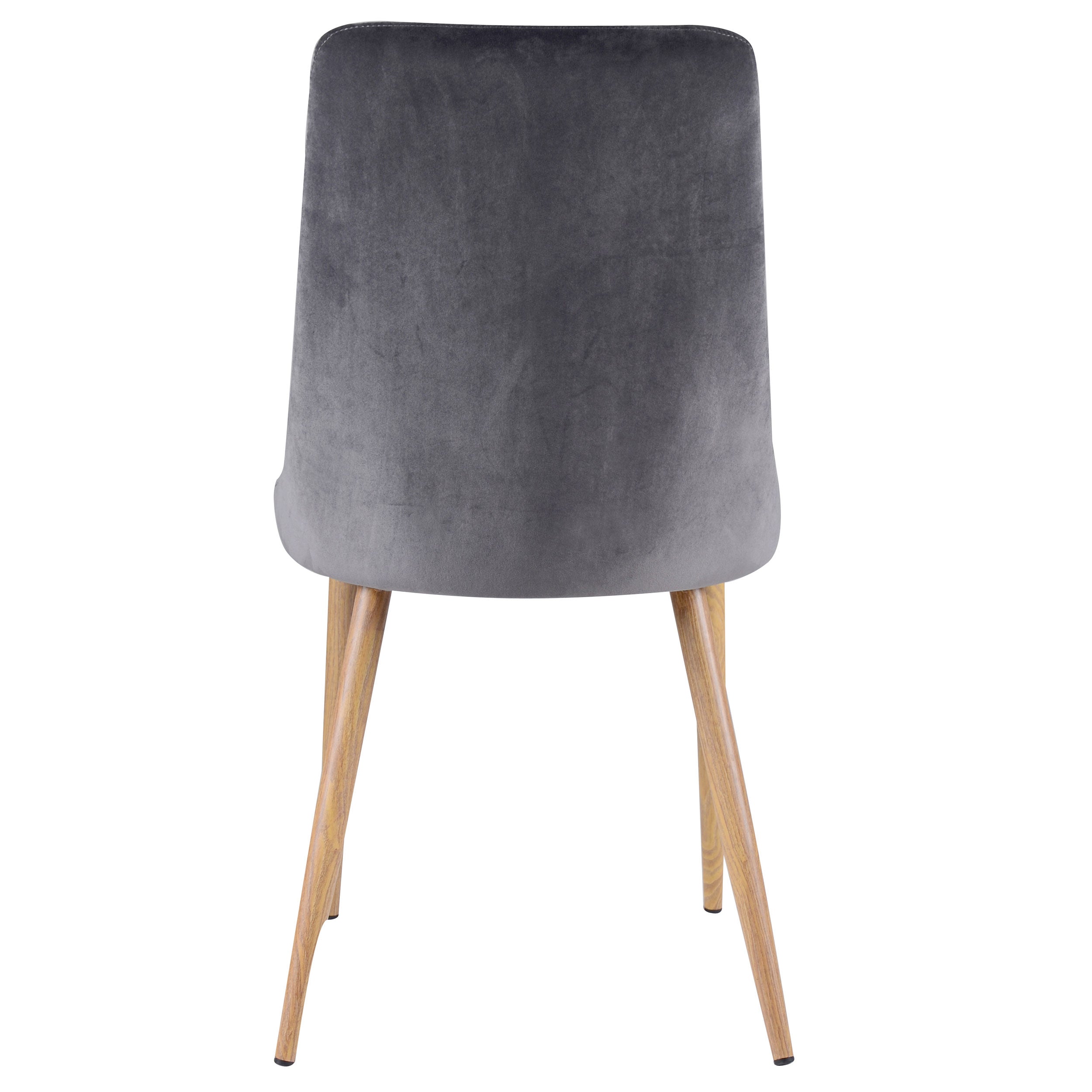acquisto sedia di design set di 2 grigio scuro