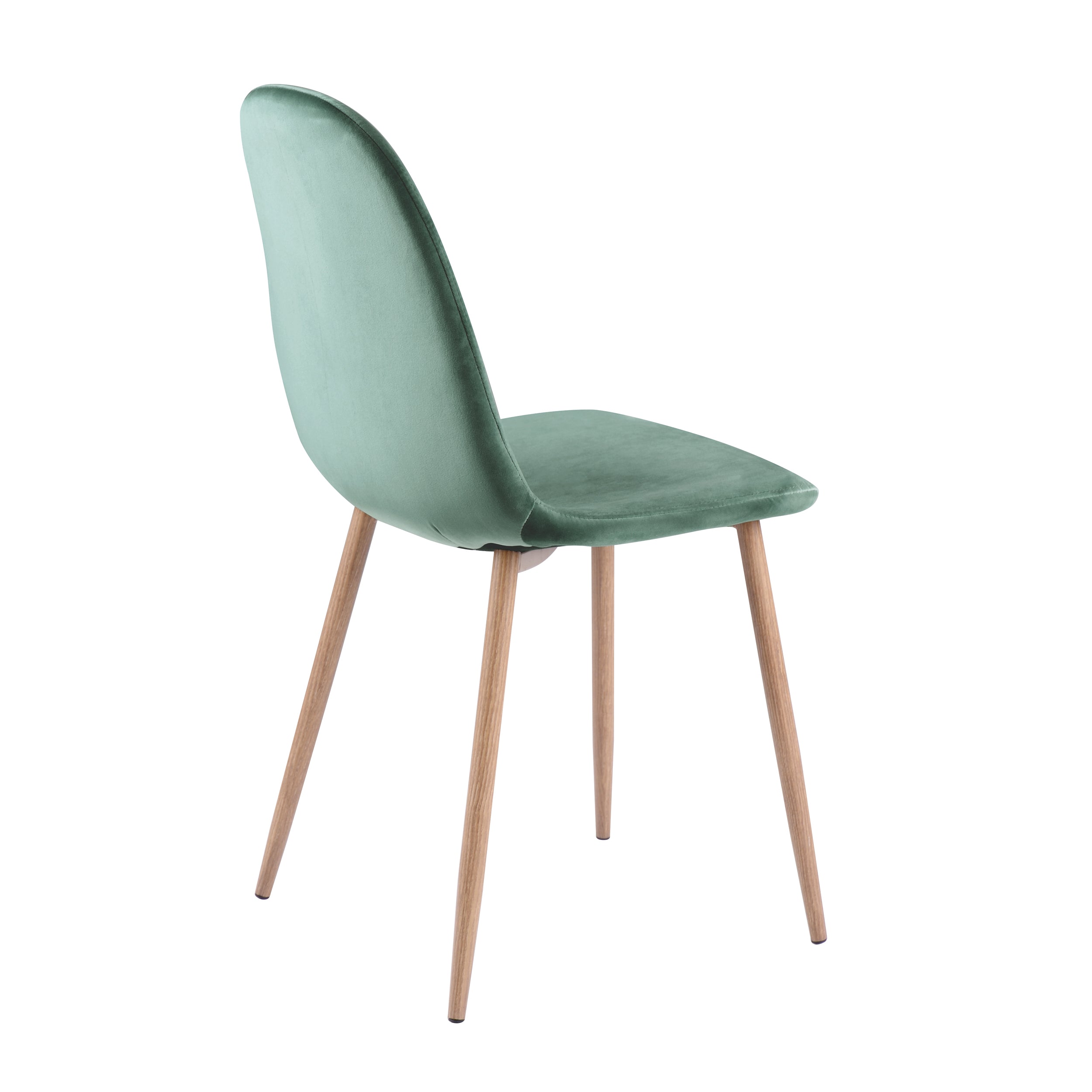 acquisto sedia design in velluto verde acqua