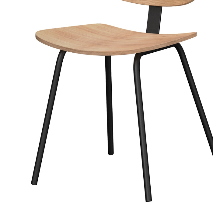 acquisto sedia in legno con piano in frassino e metallo