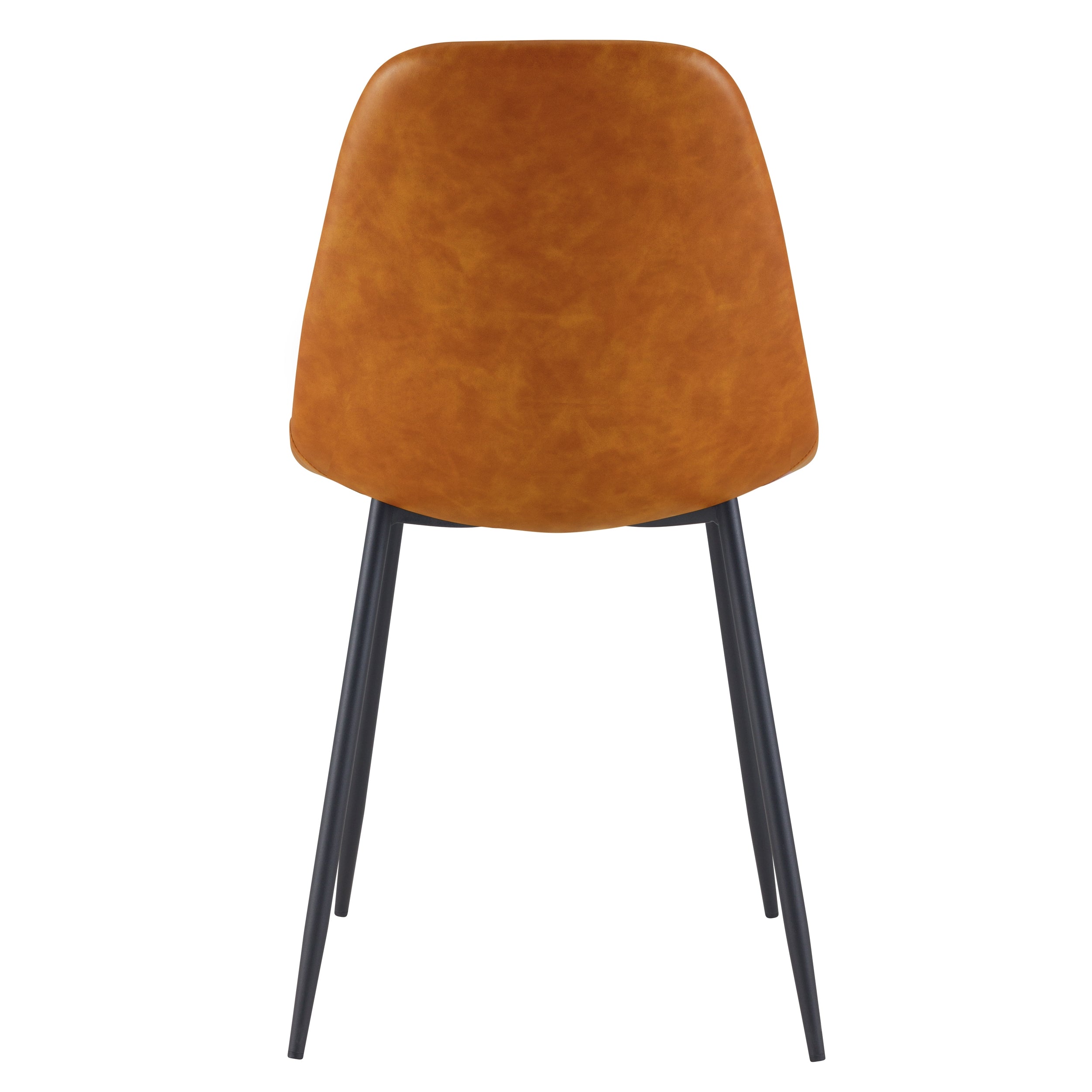 achat chaise en cuir synthetique camel
