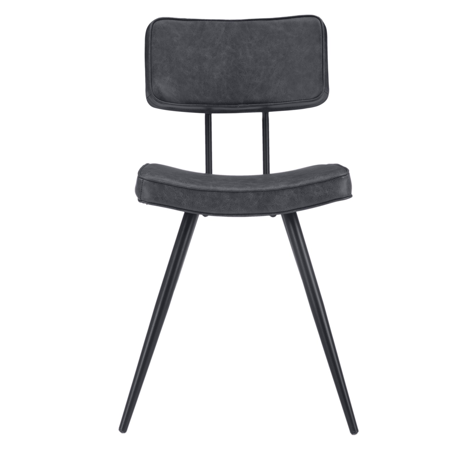 achat chaise lot de 2 simili taupe et metal