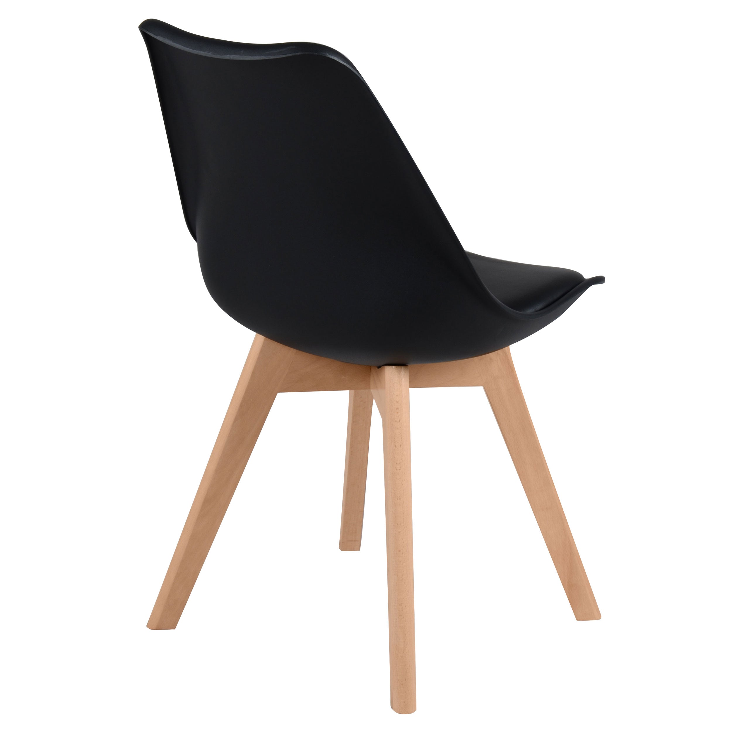 acquisto sedia nera scandi