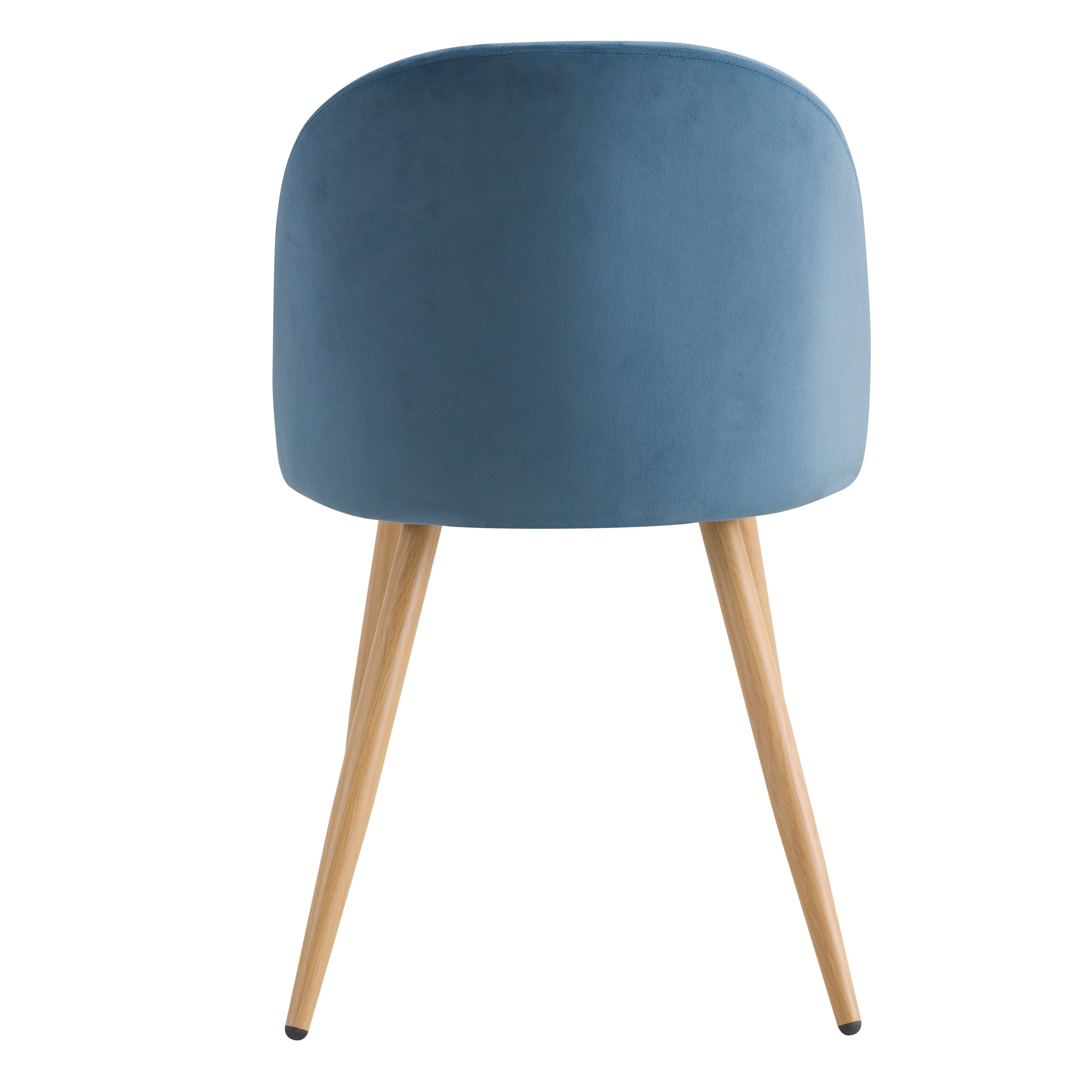 acquisto sedia scandi blu in velluto