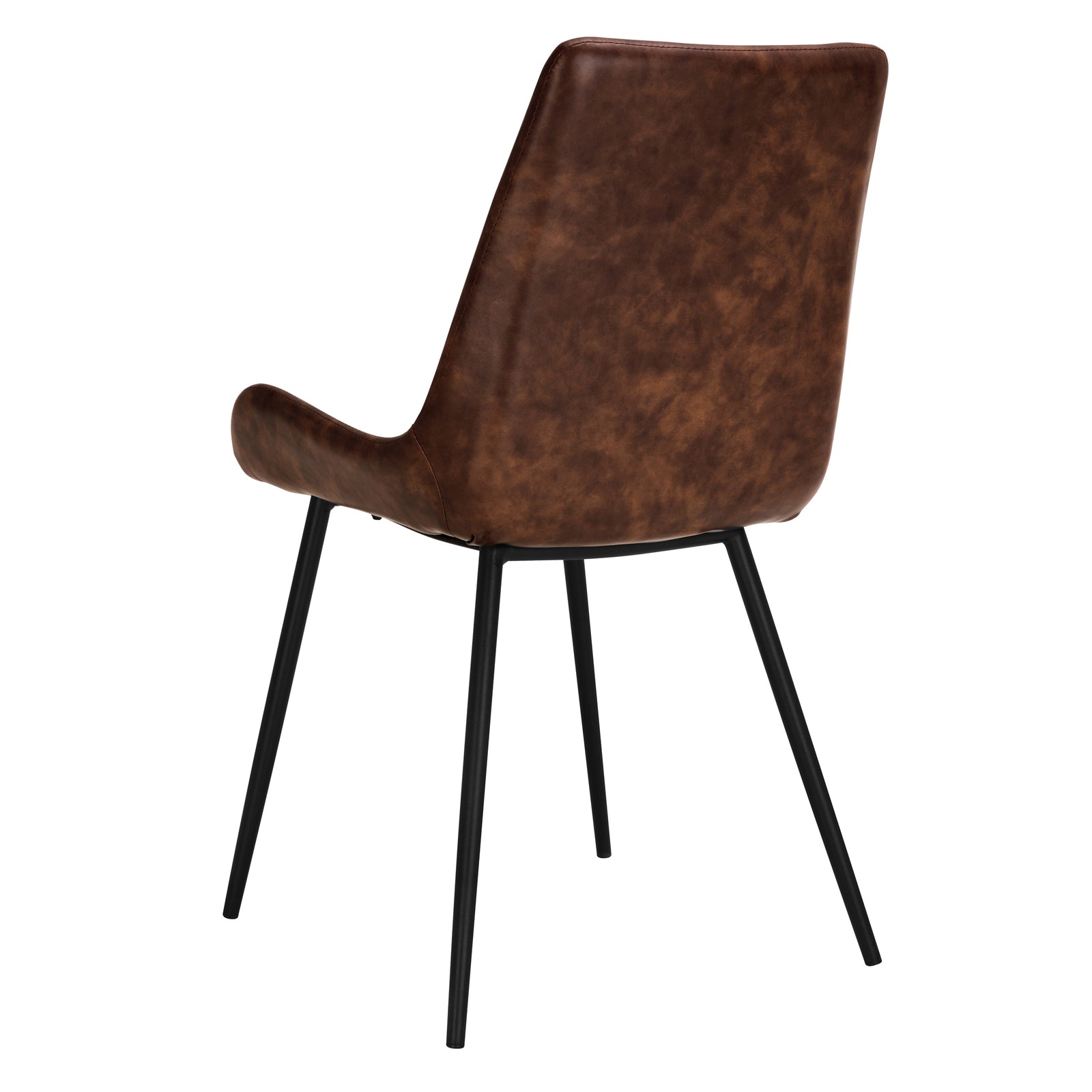 achat chaise simili cuir marron