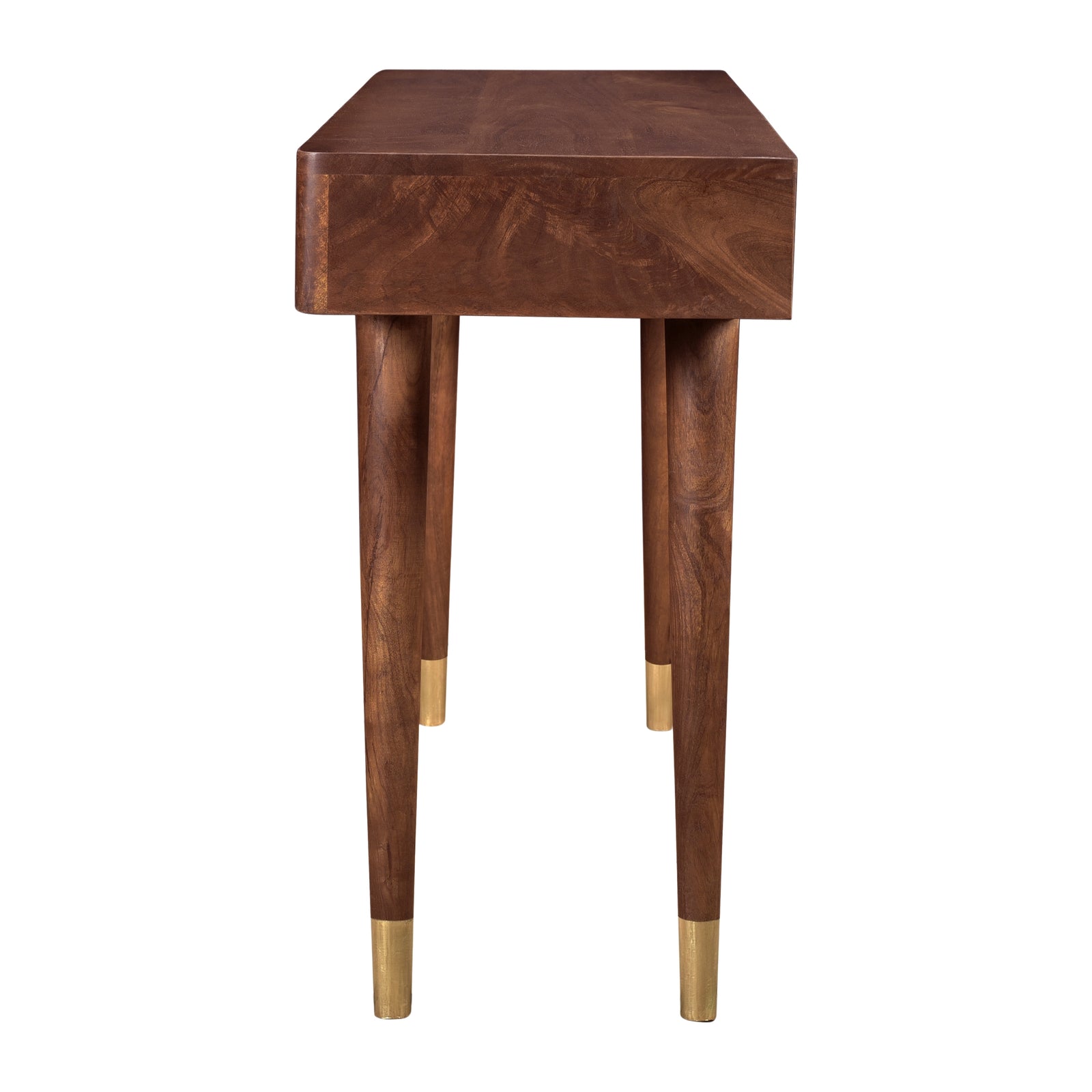 achat console meuble d appoint bois fonce