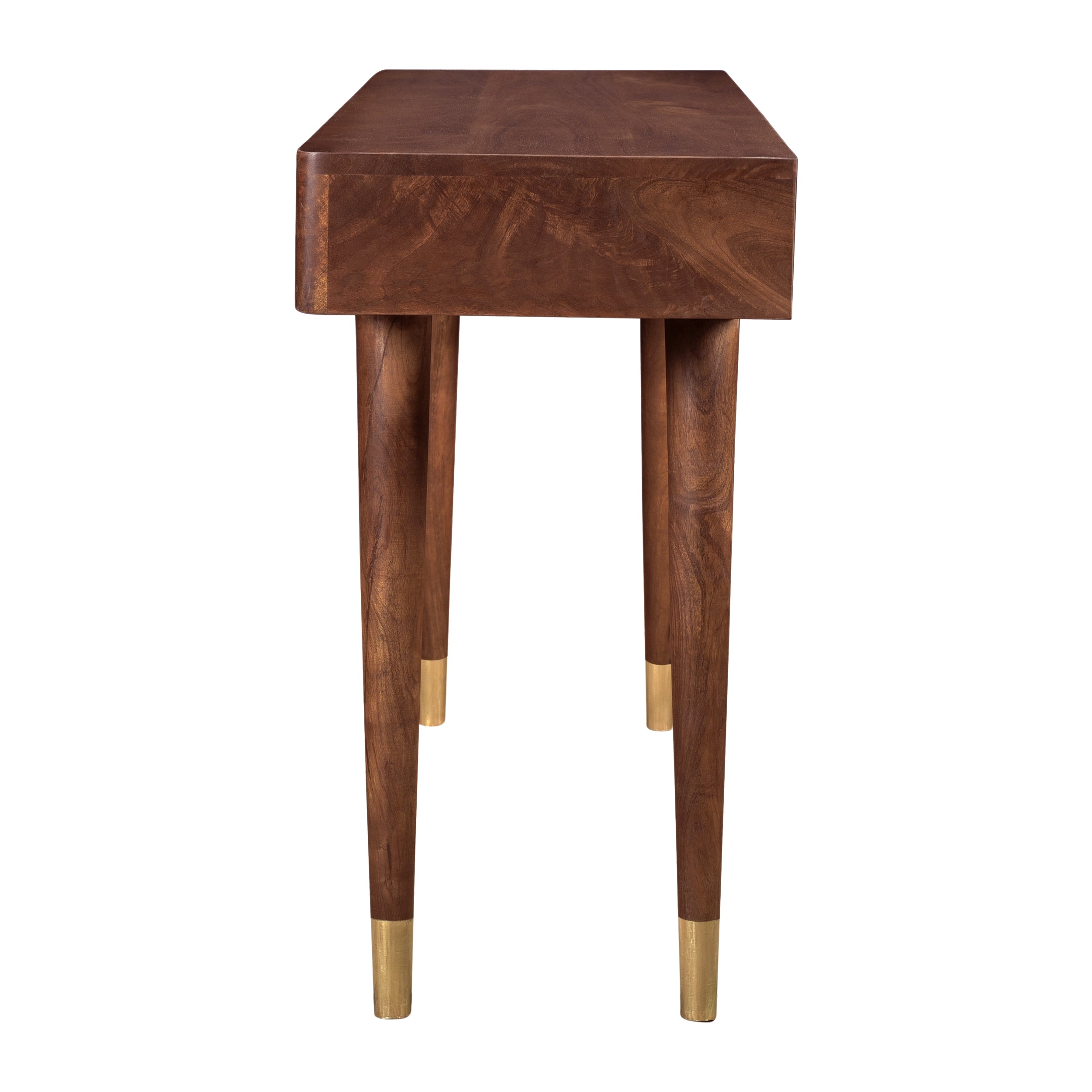 achat console meuble d appoint bois fonce