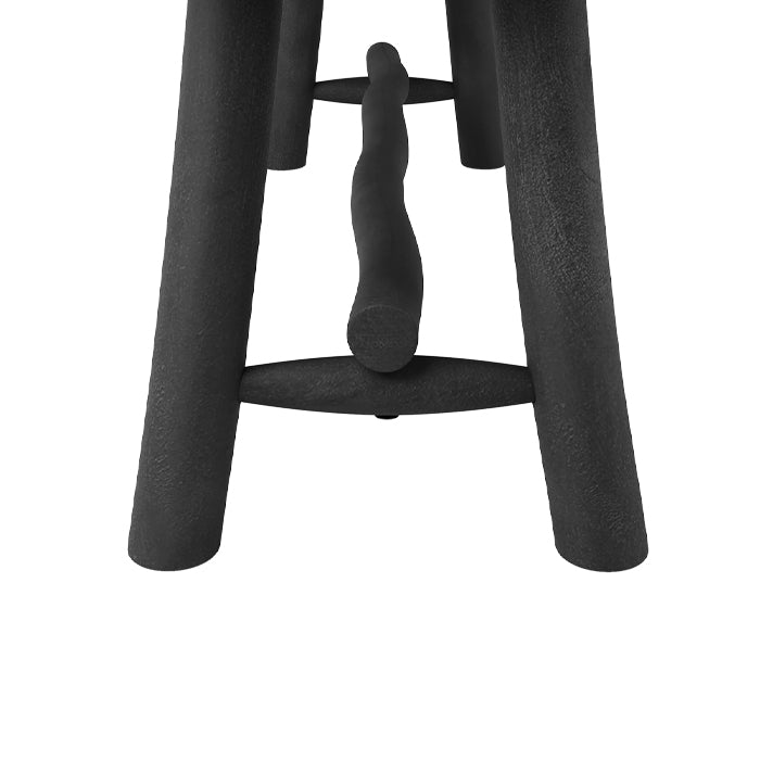 acquisto di panchina nera toxis 110 cm due posti legno di mango