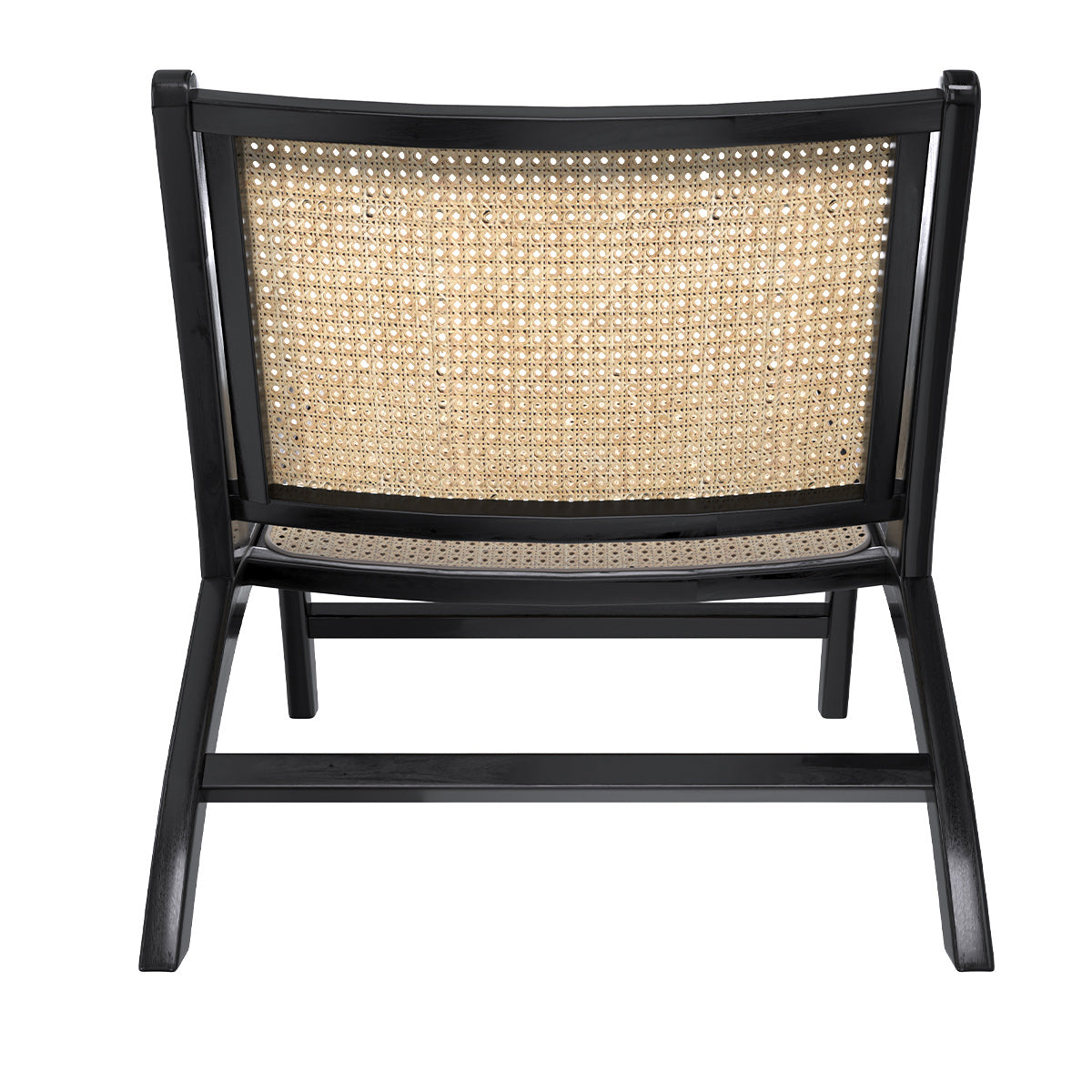 acquisto della poltrona kilka in teak nero e rattan naturale