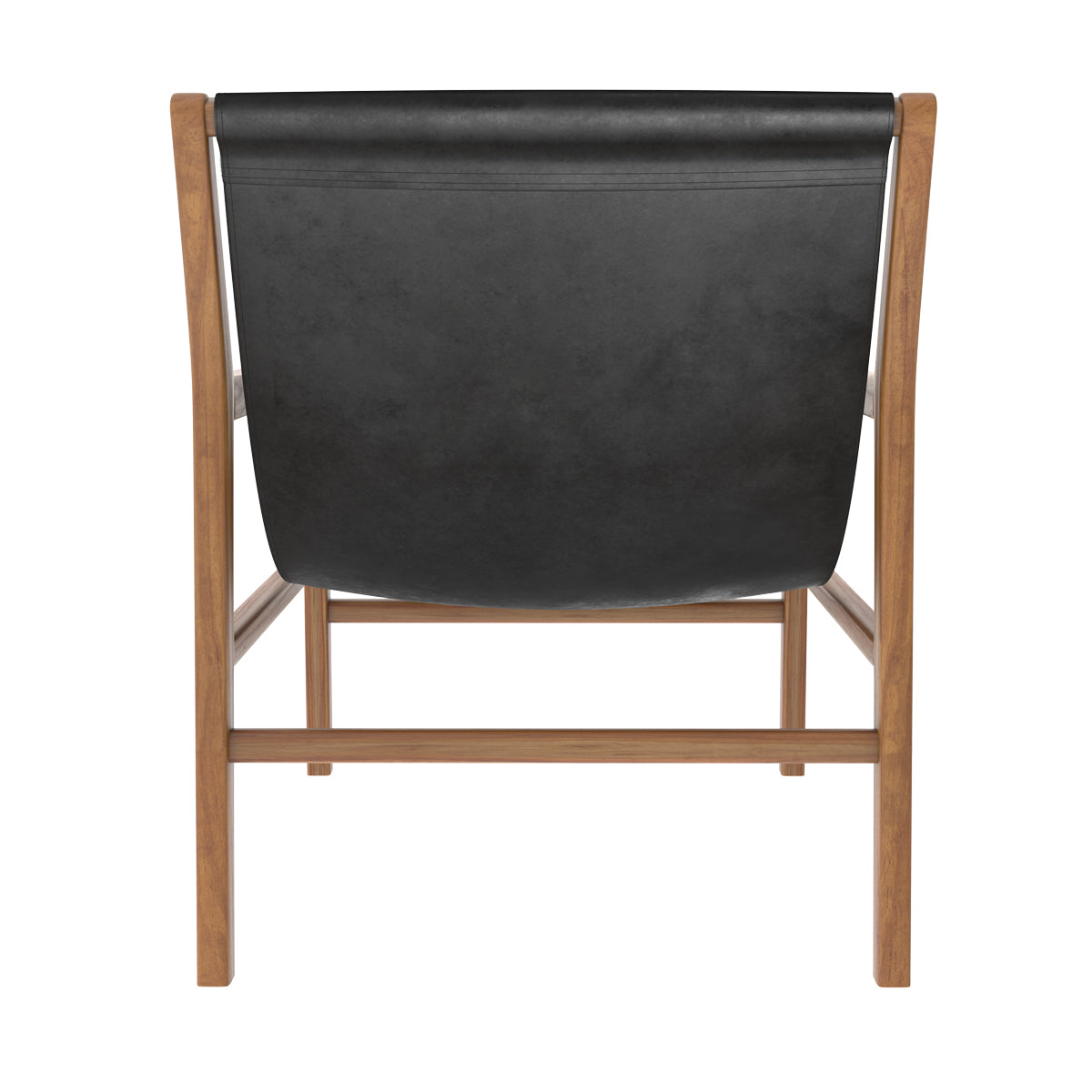 acquisto poltrona lounge apache in teck e pelle nera