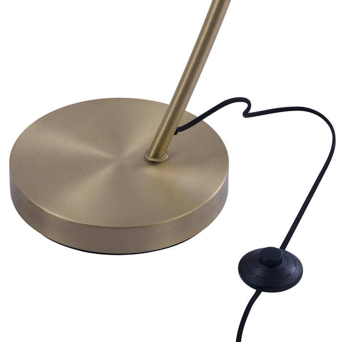 acquisto lampada da terra design dorata in metallo