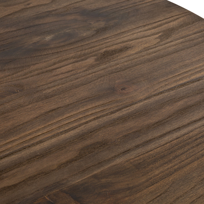 Mesa de bar redonda Chimie Ø60 cm de madera oscura