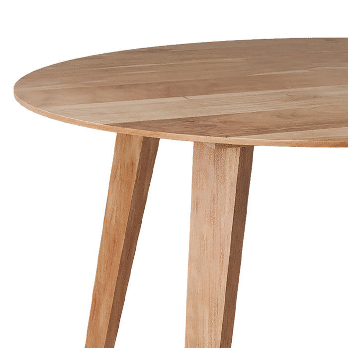 acquisto tavolo da pranzo rotondo in legno di acacia e metallo 115 cm