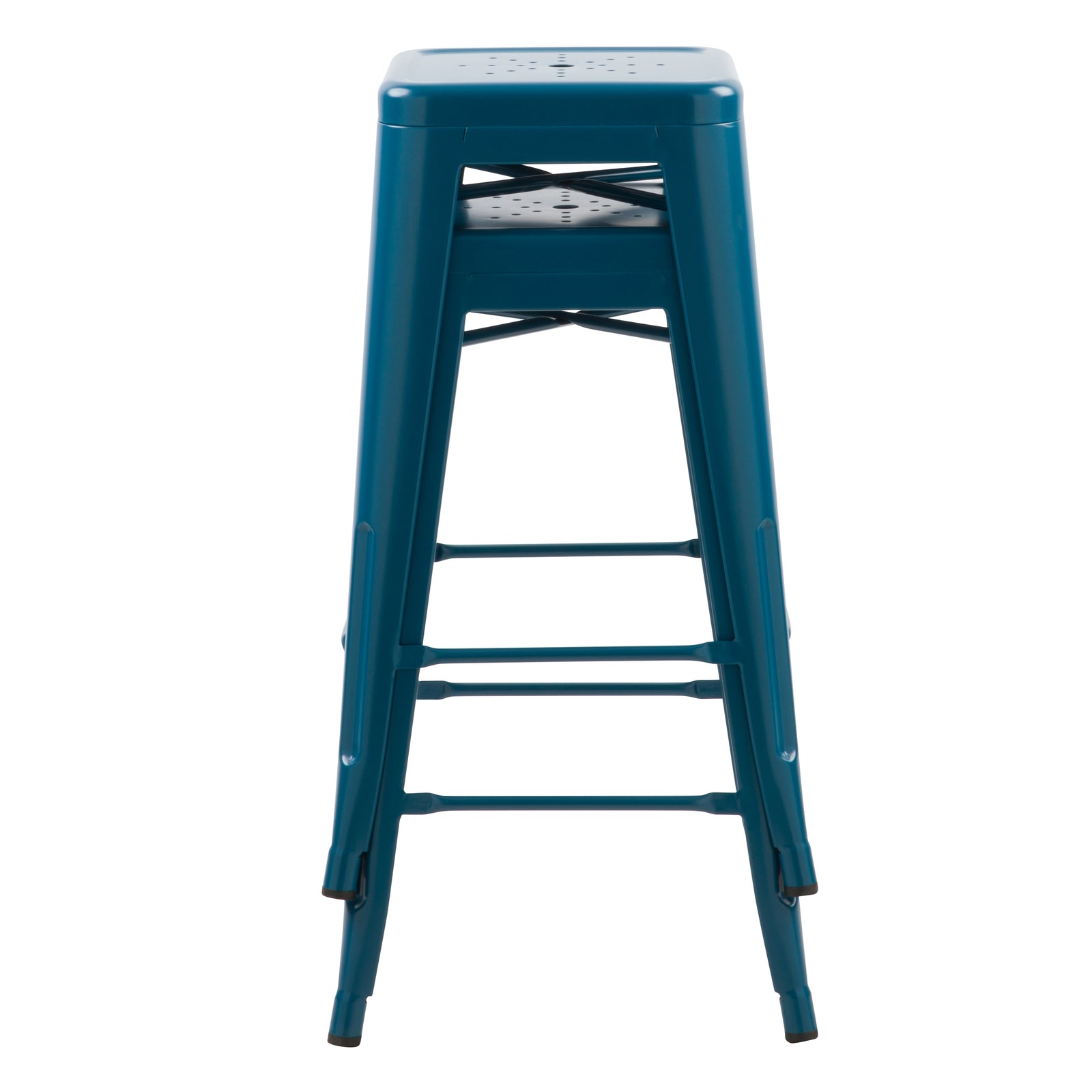 acquisto sgabello da bar industriale blu