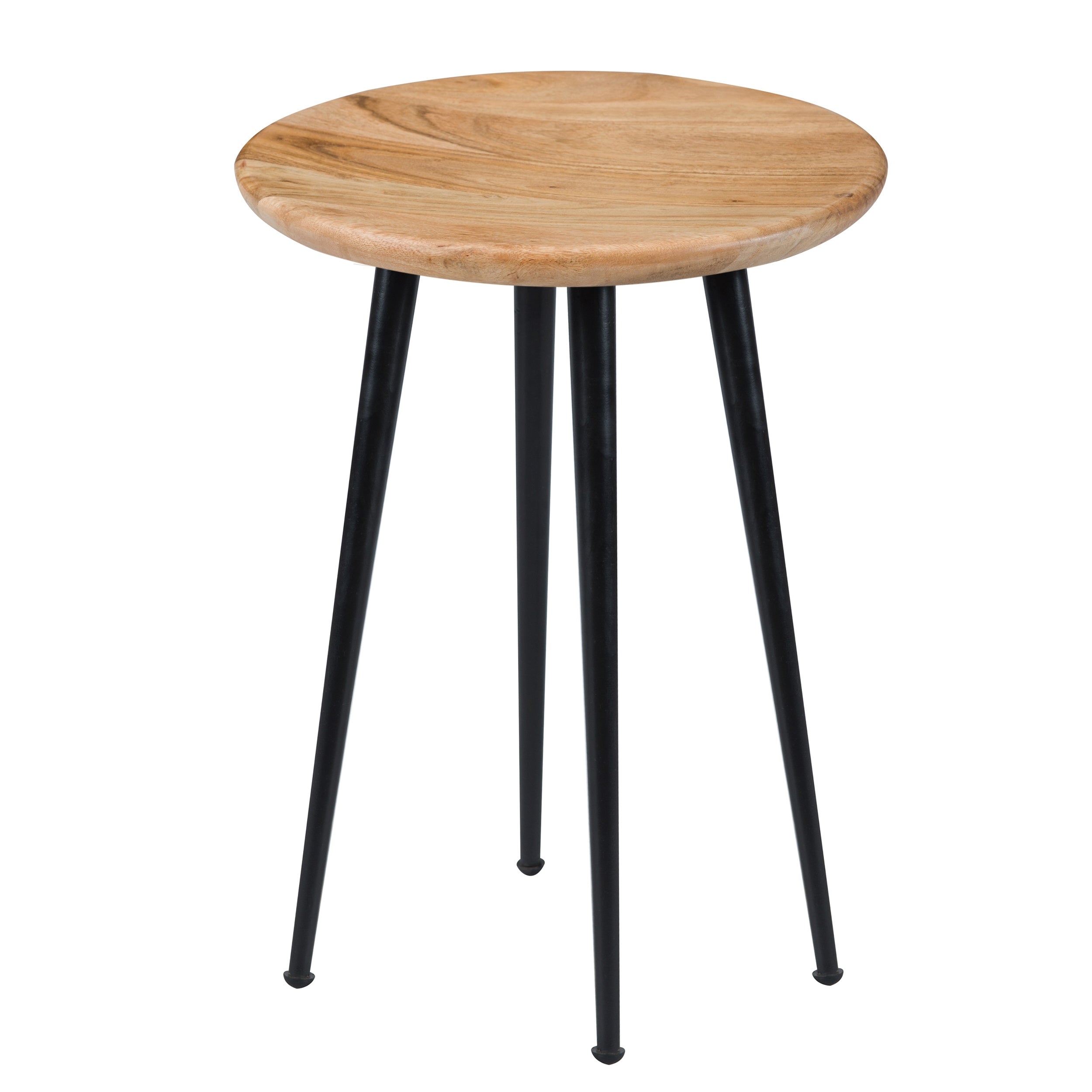 acquisto sgabello rotondo in legno chiaro