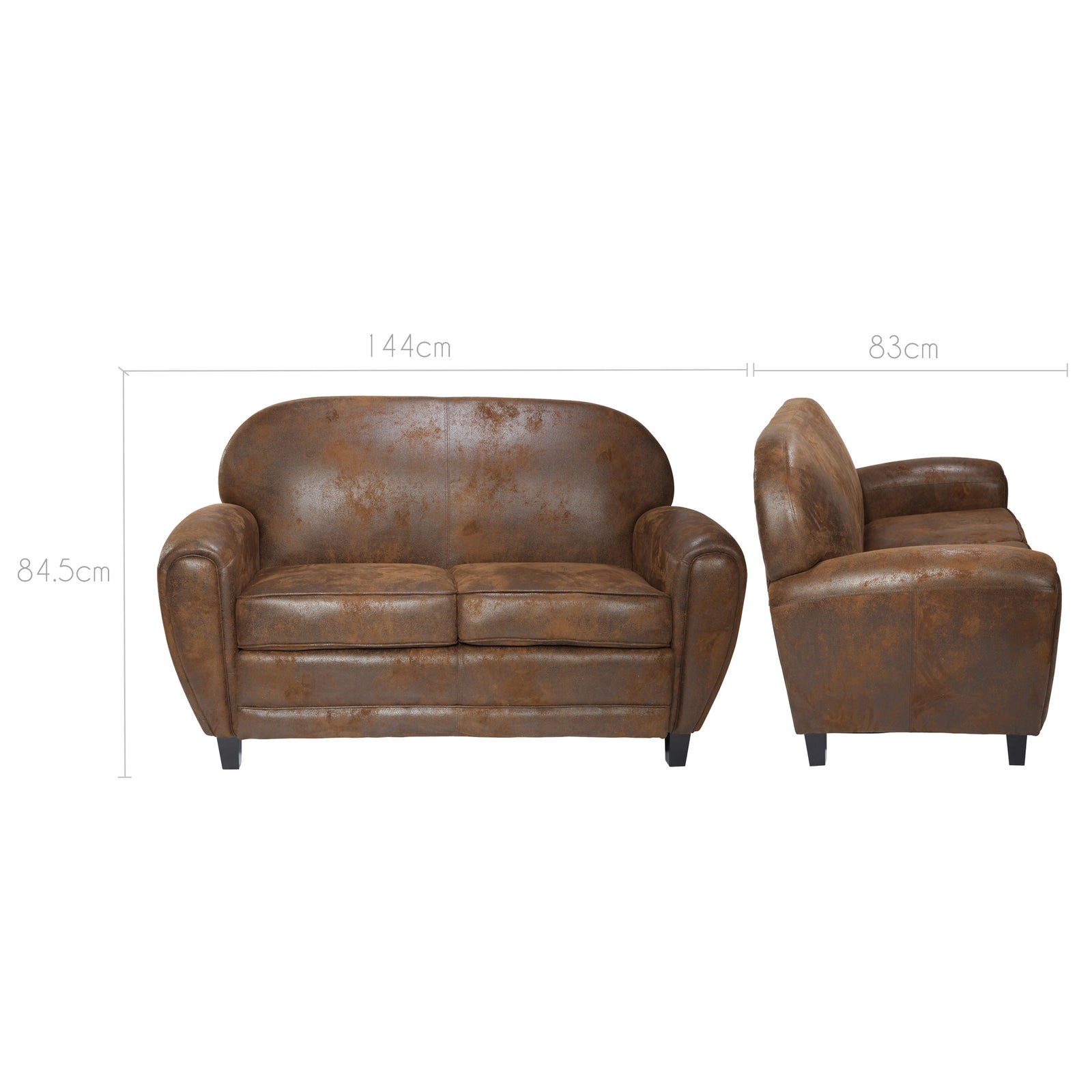 comprare divano club comfort marrone