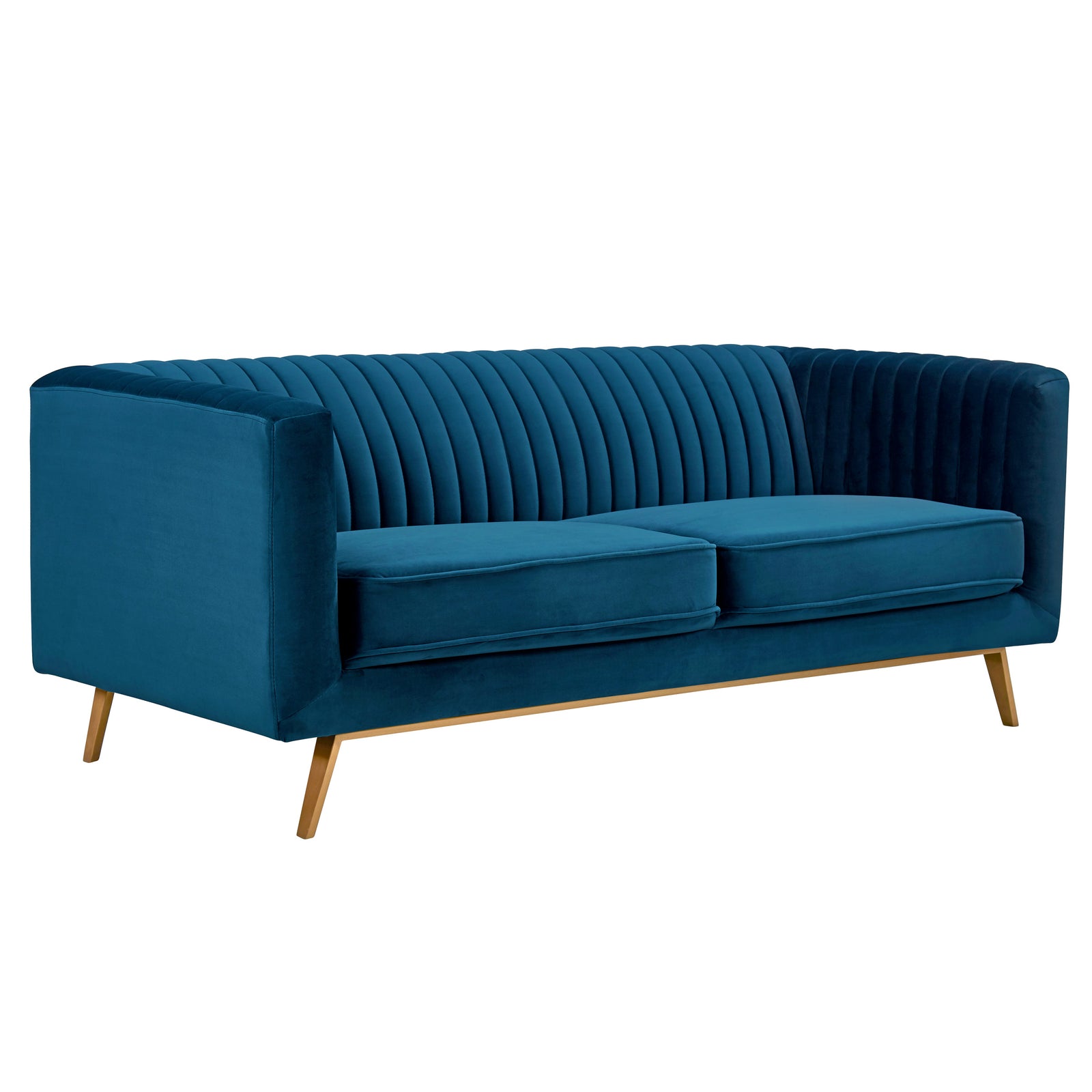 comprare divano comodo blu