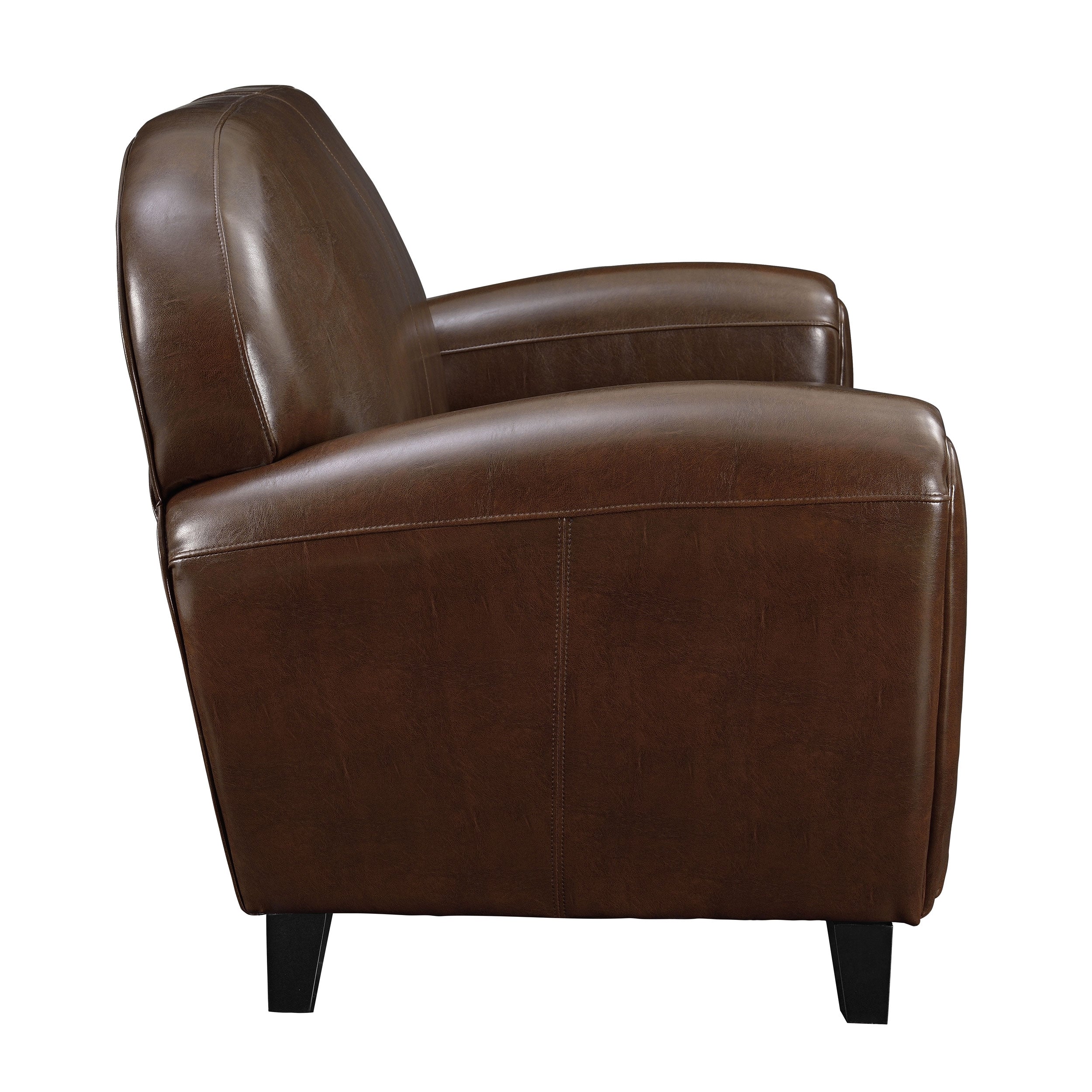 acquistare divano comodo in pelle marrone