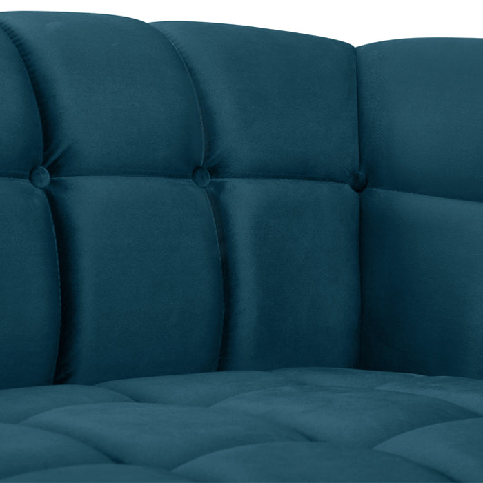acquistare divano imbottito blu