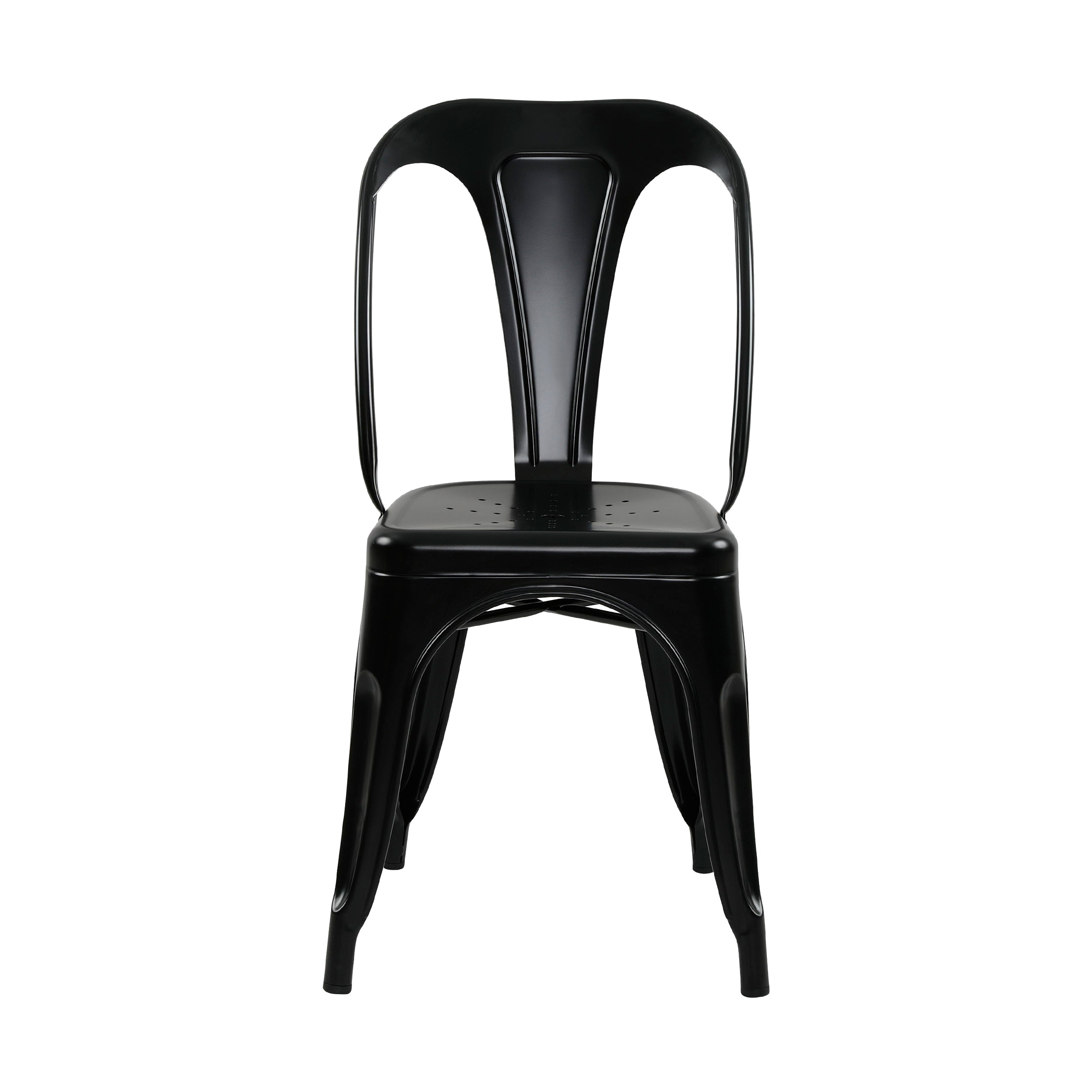 acheter chaise confortable lot de 2 noire