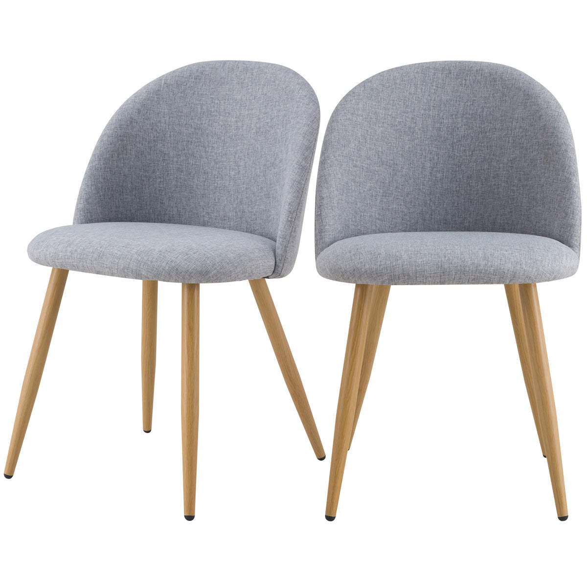 acheter chaise cozy tissu gris clair