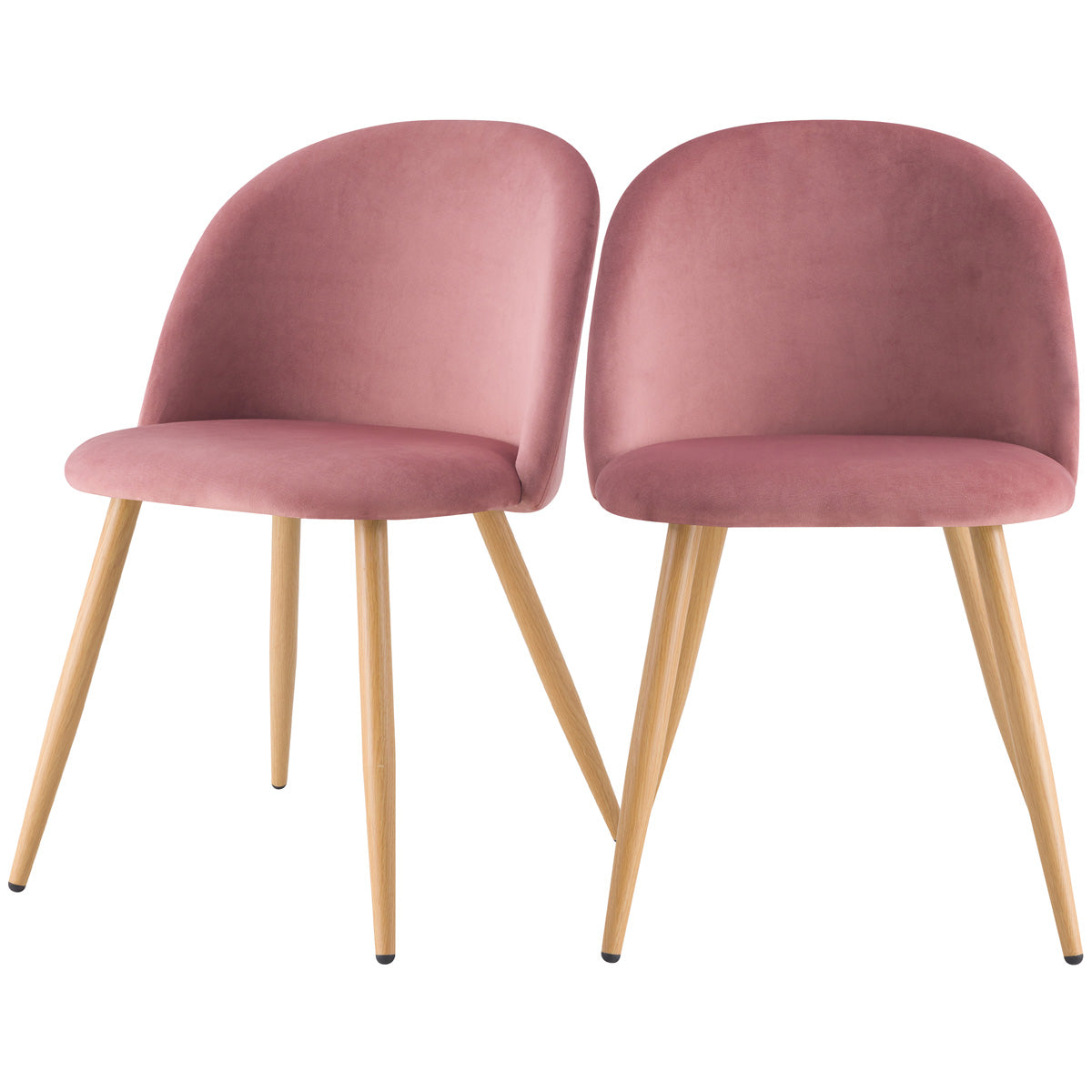 acheter chaise cozy velours rose