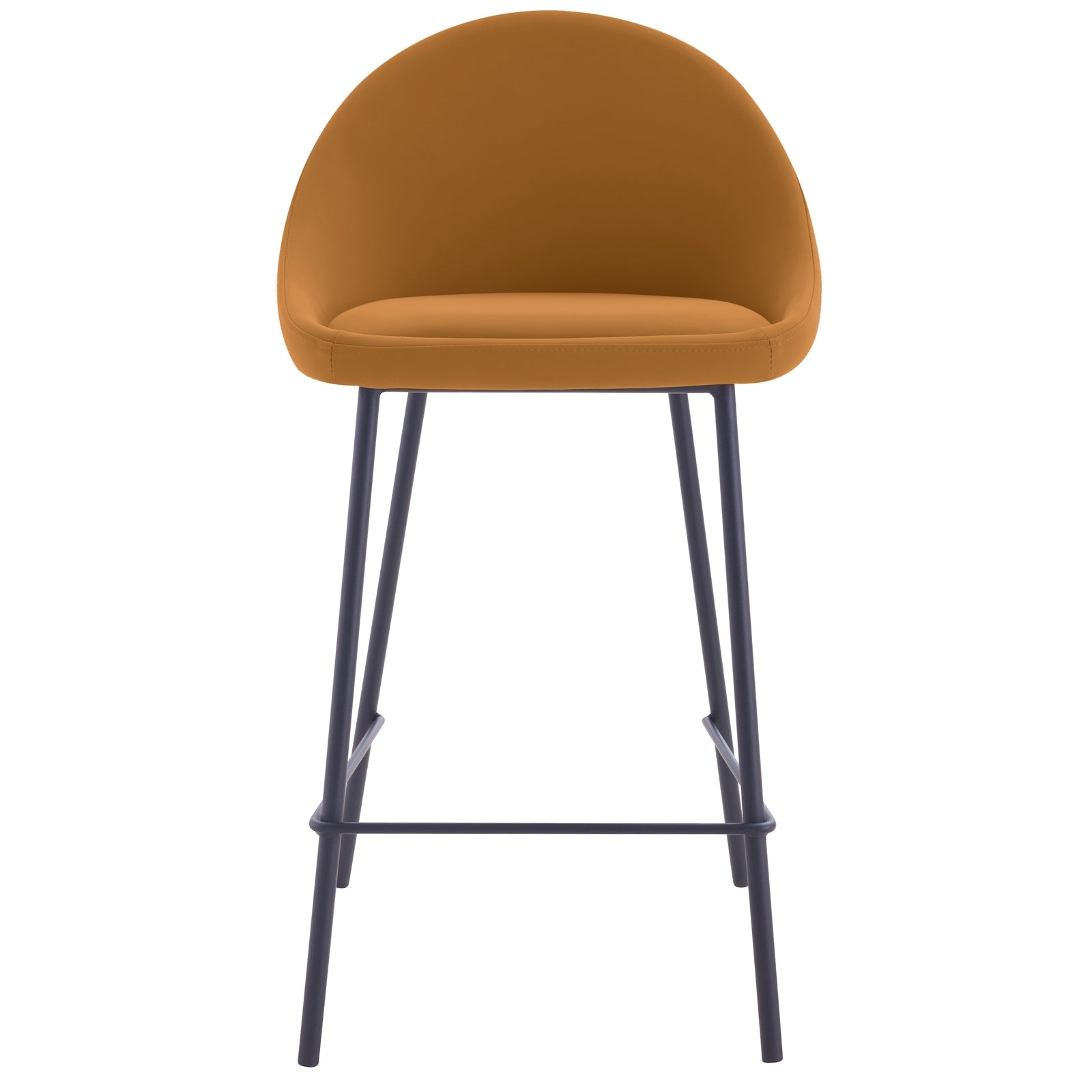 acheter chaise de bar avec dossier arrondi camel