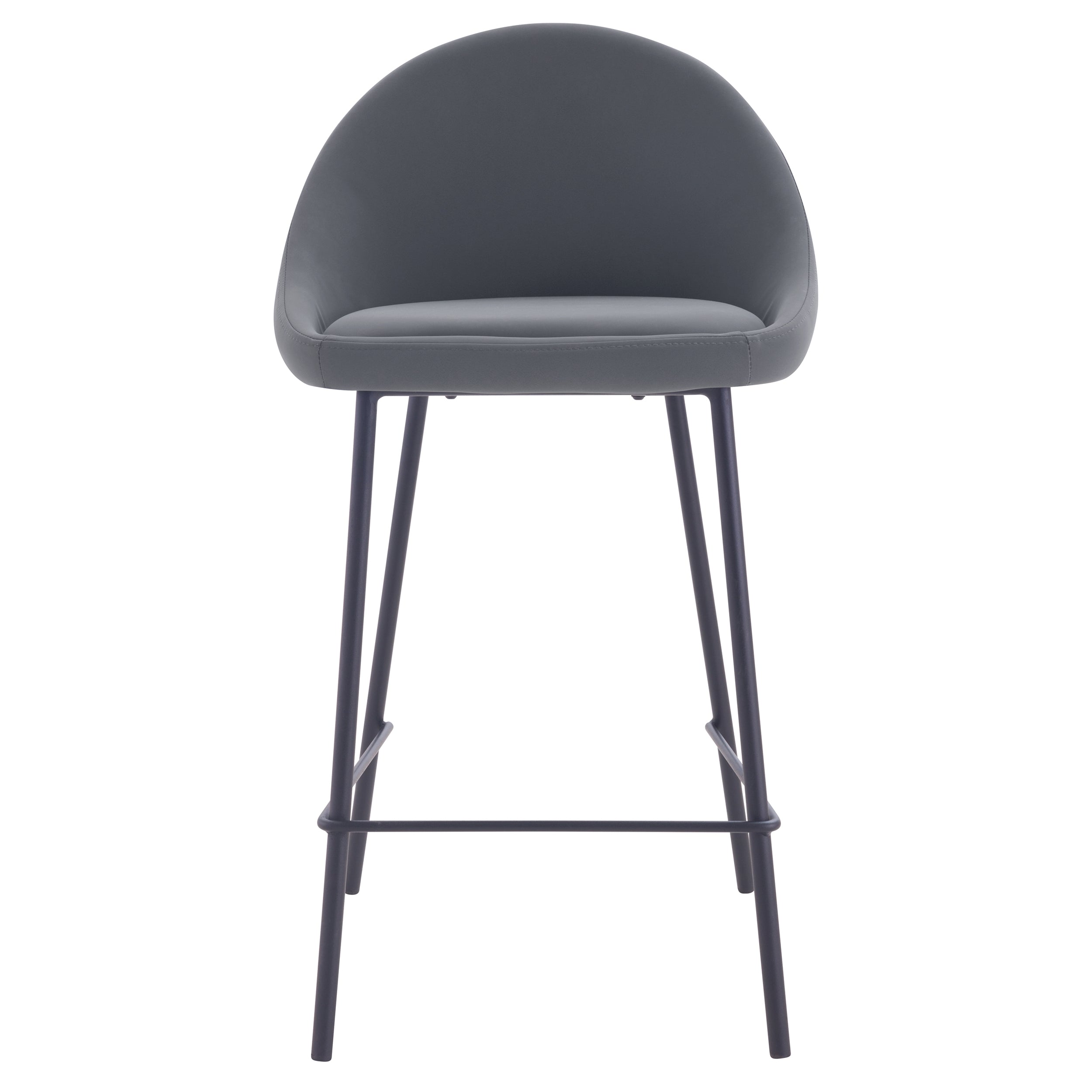 acheter chaise de bar avec dossier arrondi gris