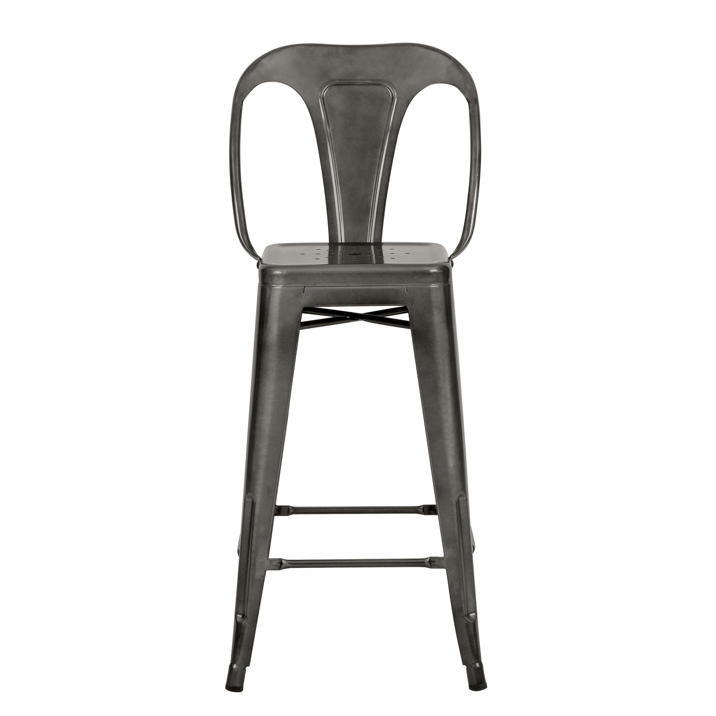 acheter chaise de bar gris design